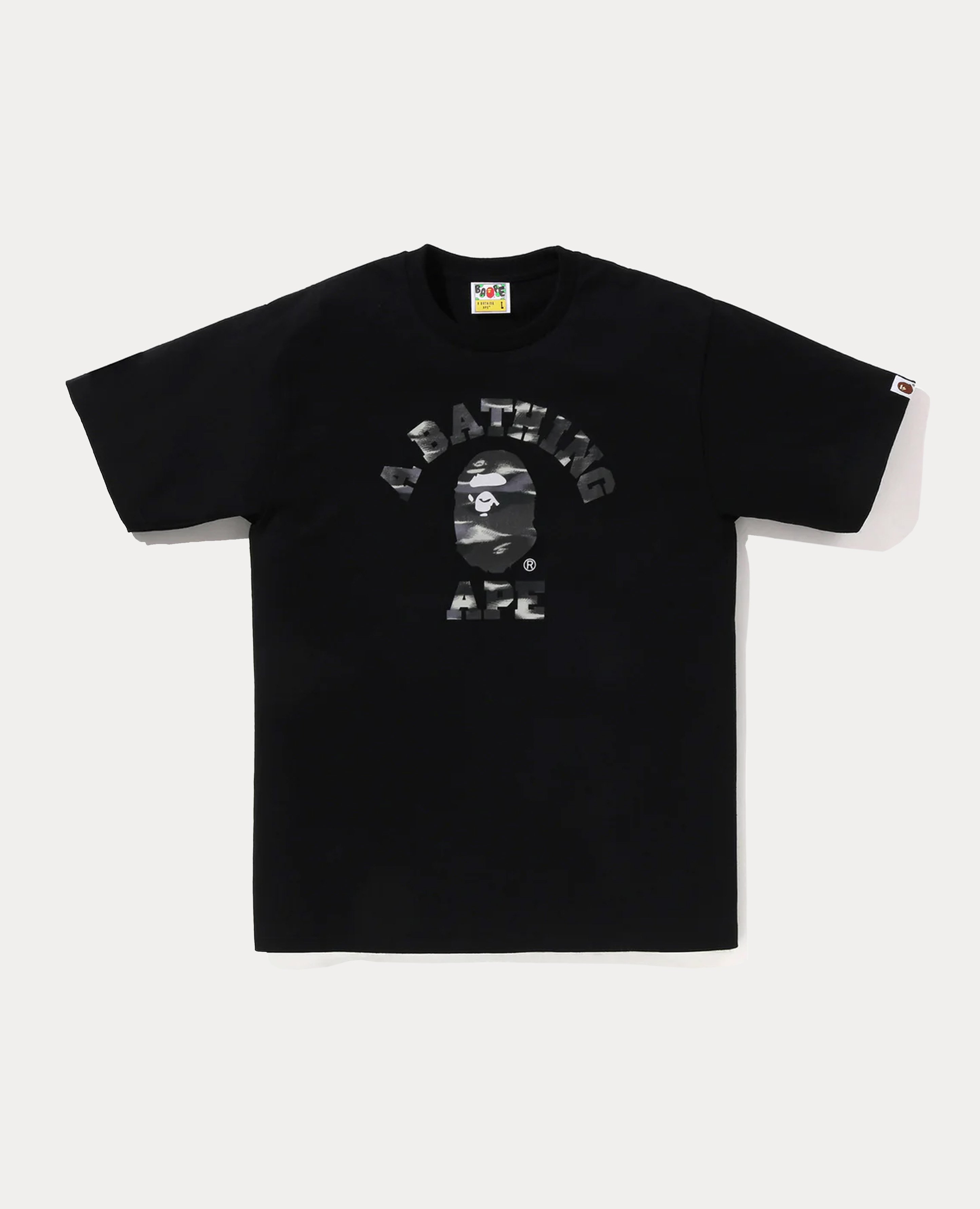 A Bathing Ape Screen Camo College Tee
