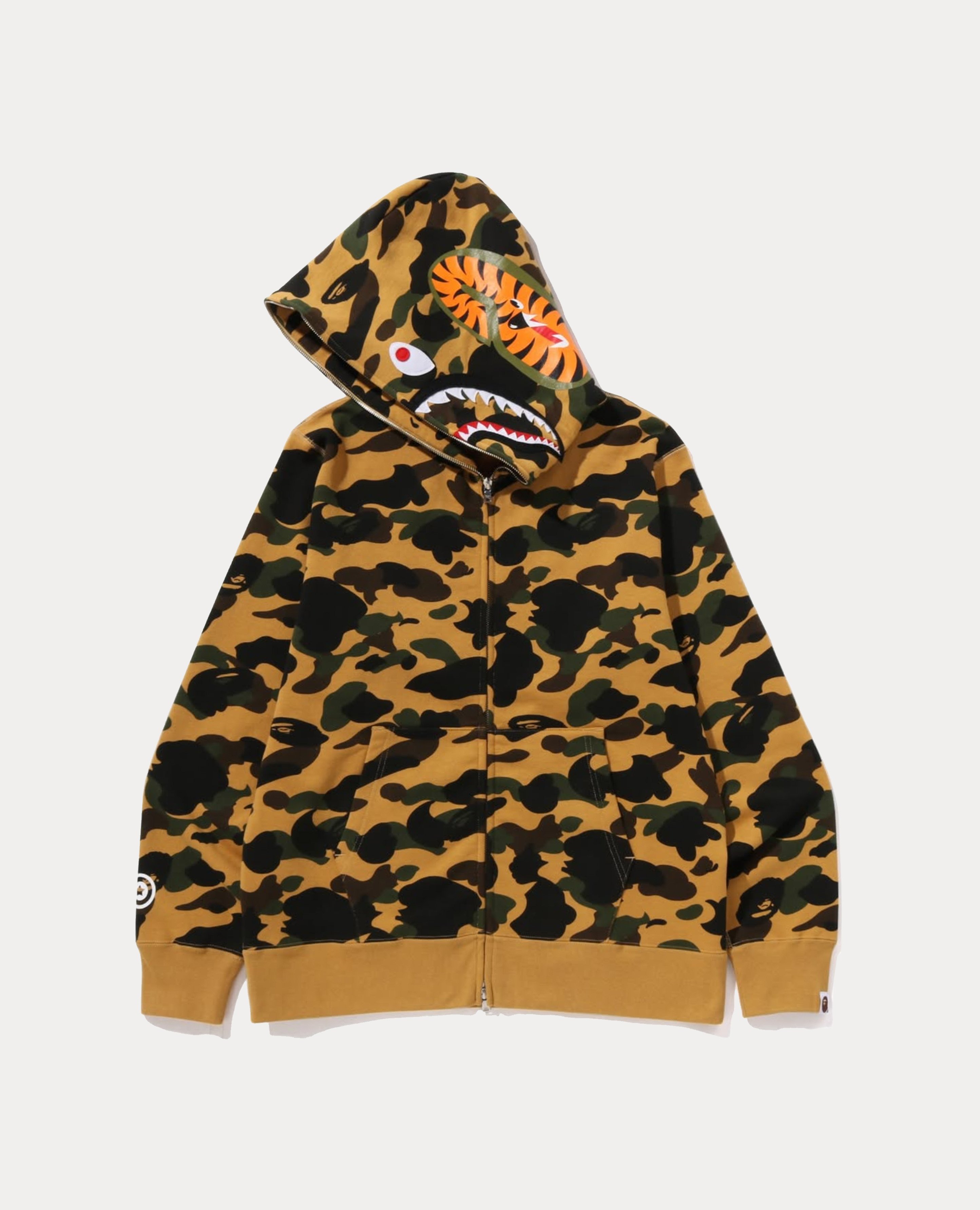 A Bathing Ape 1ST Camo Shark Full Zip Hoodie