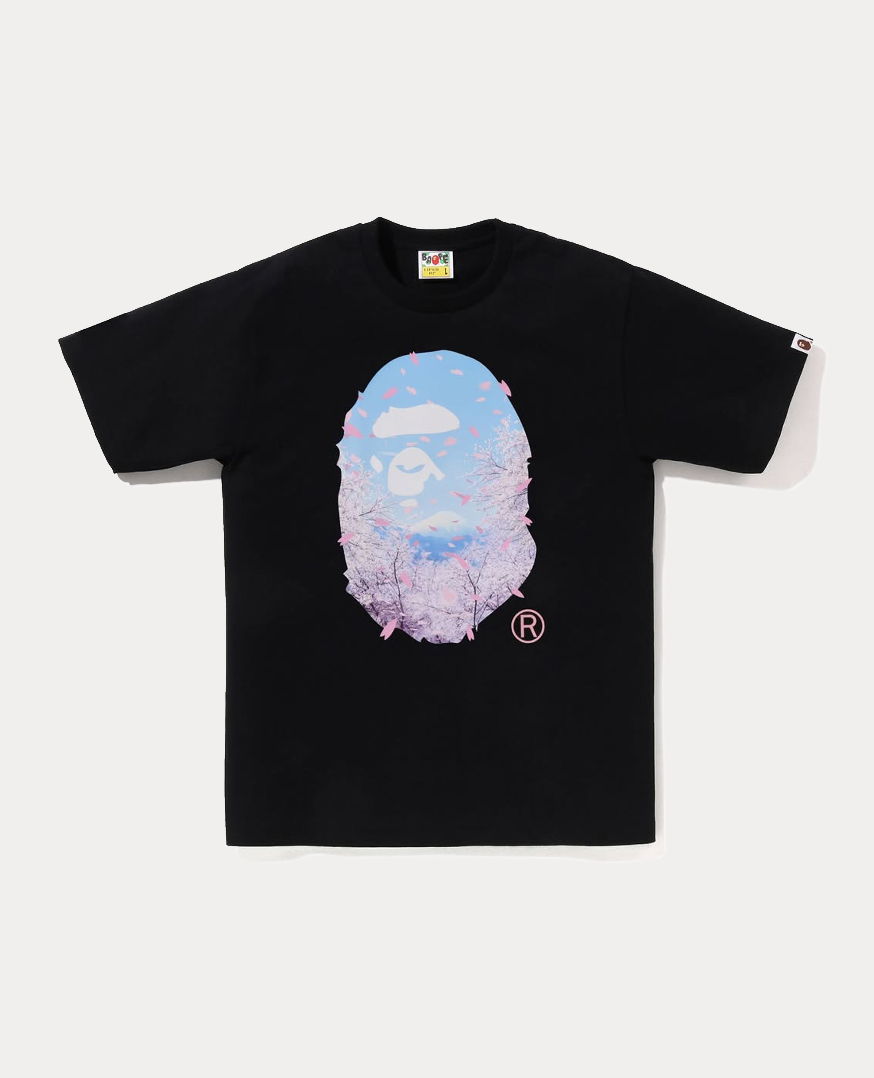 A Bathing Ape Sakura Photo Ape Head Tee