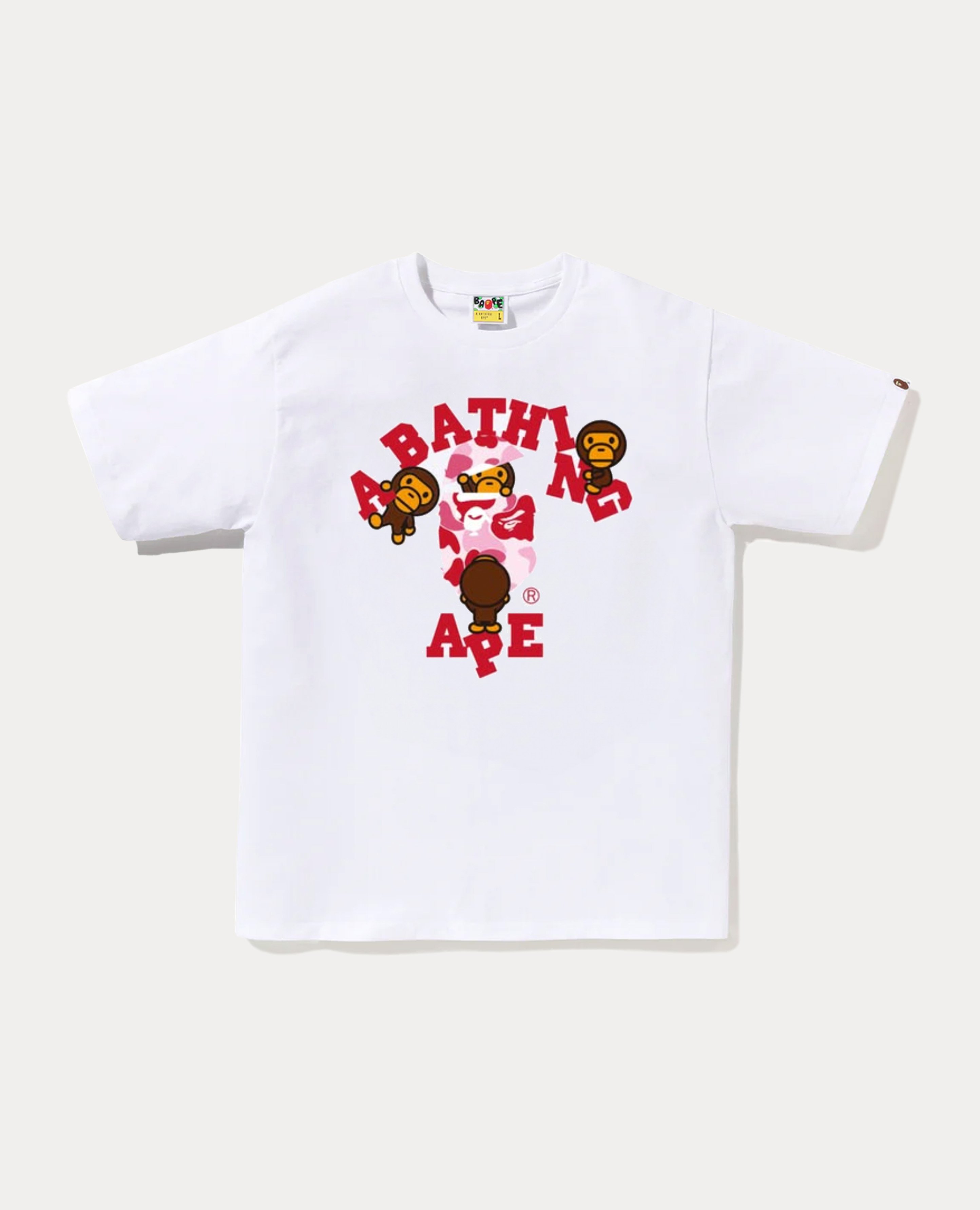 A Bathing Ape ABC Camo College Milo Tee