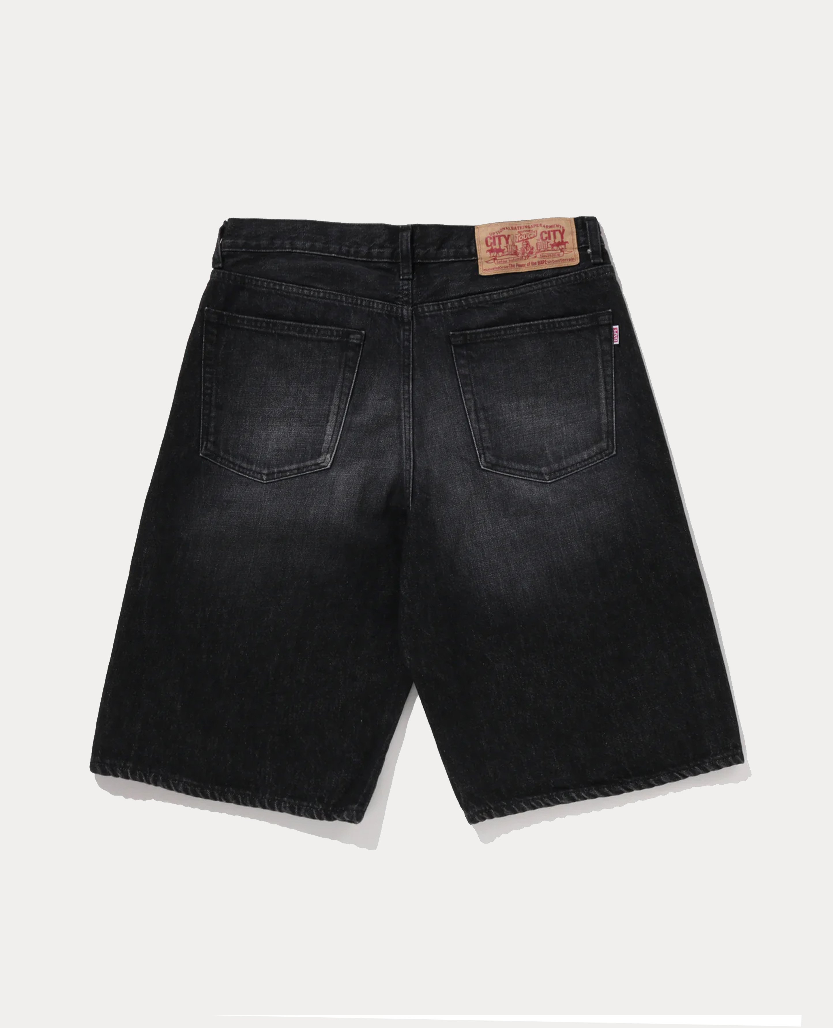 A Bathing Ape Twin Sta Relaxed Fit Denim Shorts