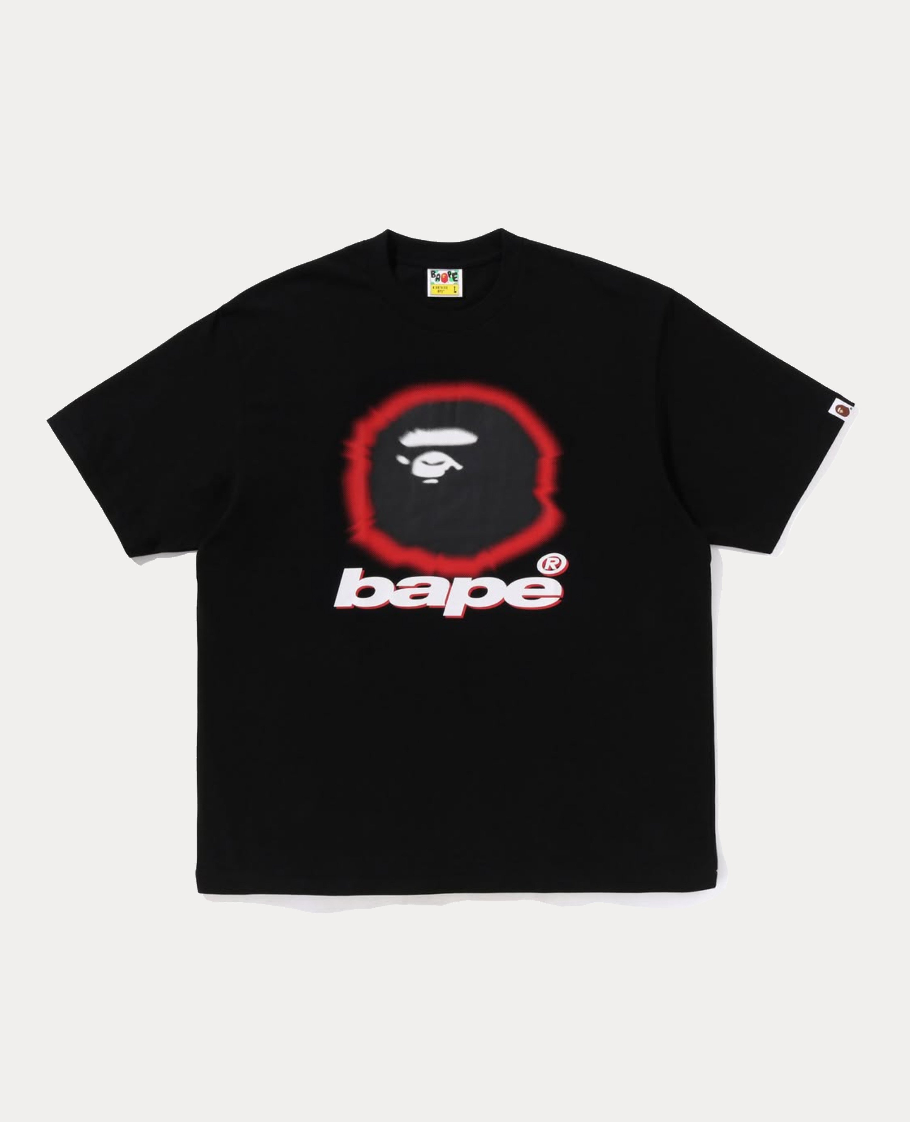 A Bathing Ape Spray Ape Head Relaxed Fit Tee