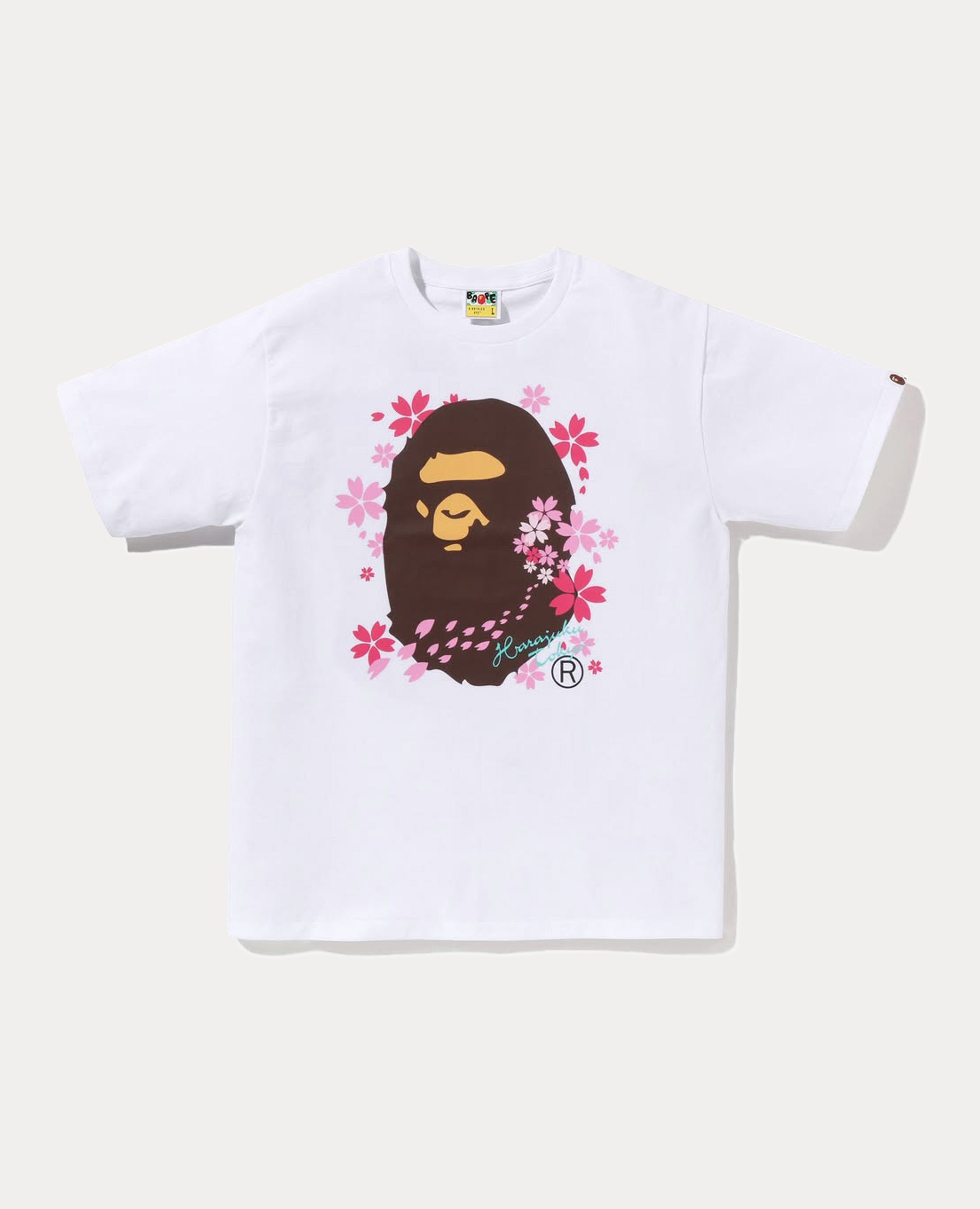 A Bathing Ape Sakura Ape Head Tee