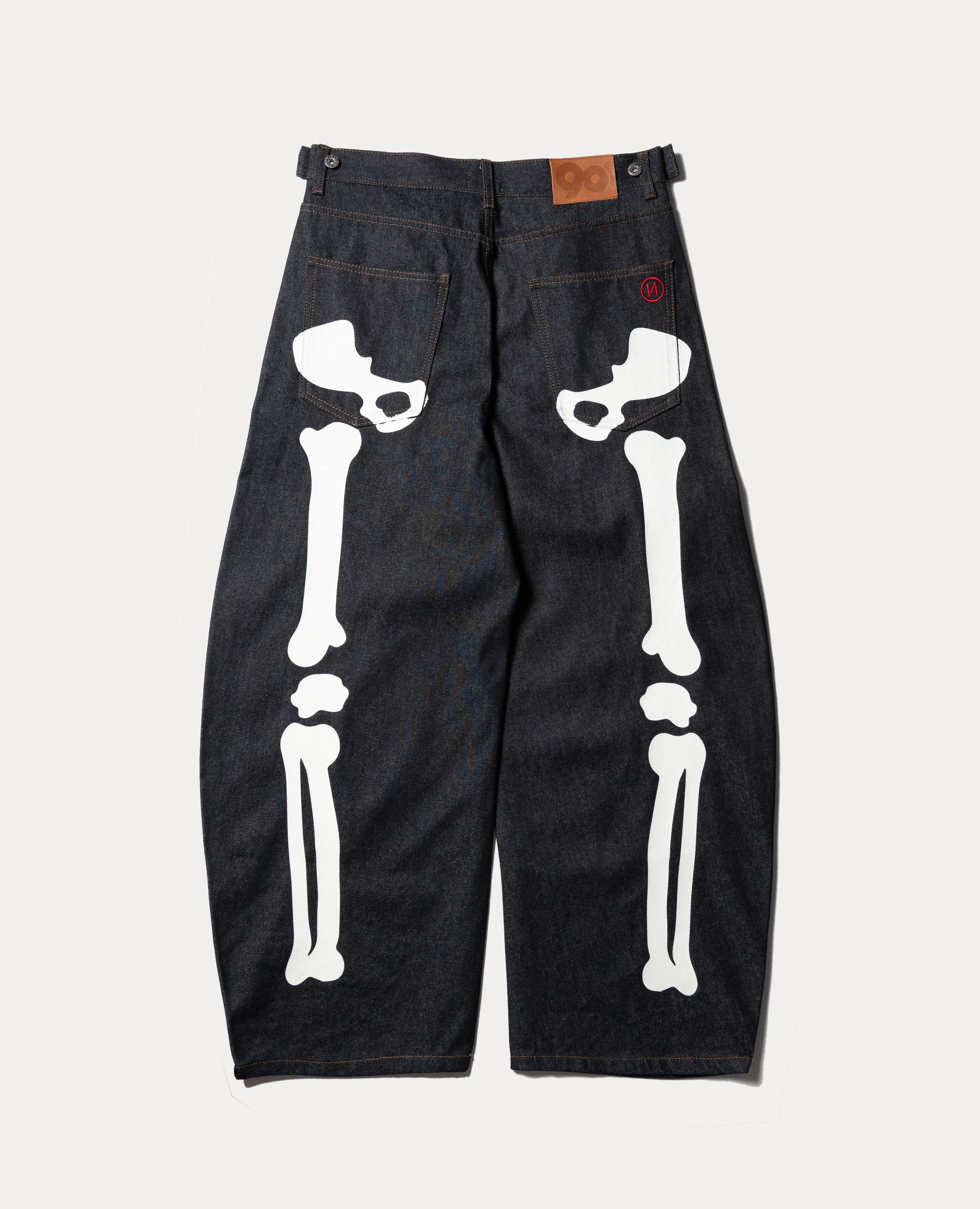 9090 Bone Hand Denim pants
