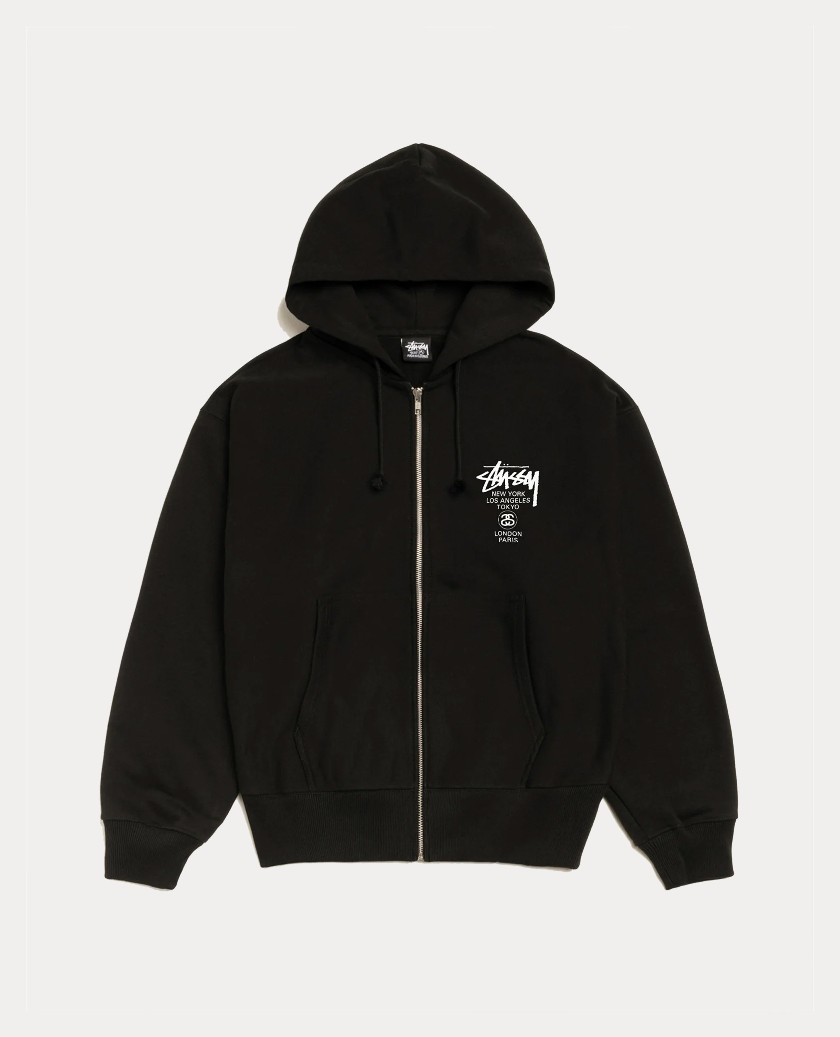 Stüssy World Tour Zip Hoodie