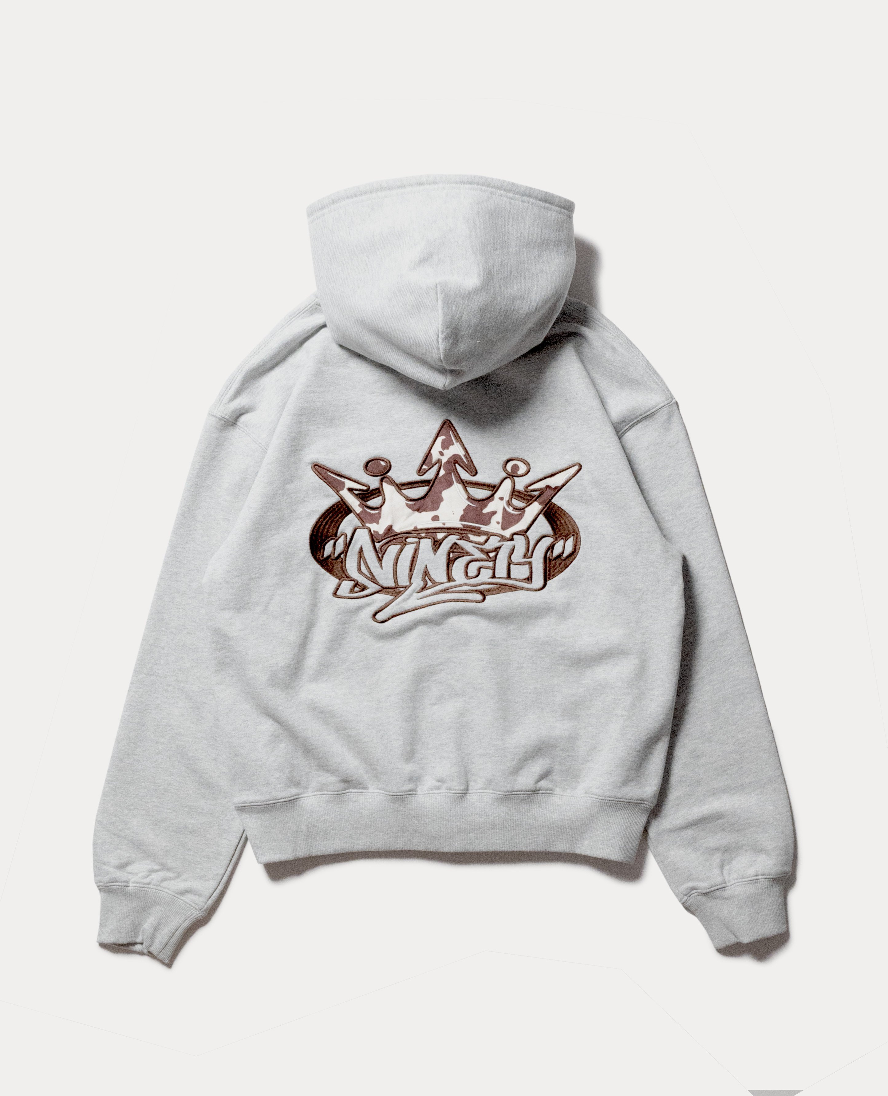 9090 King Logo Zip Hoodie