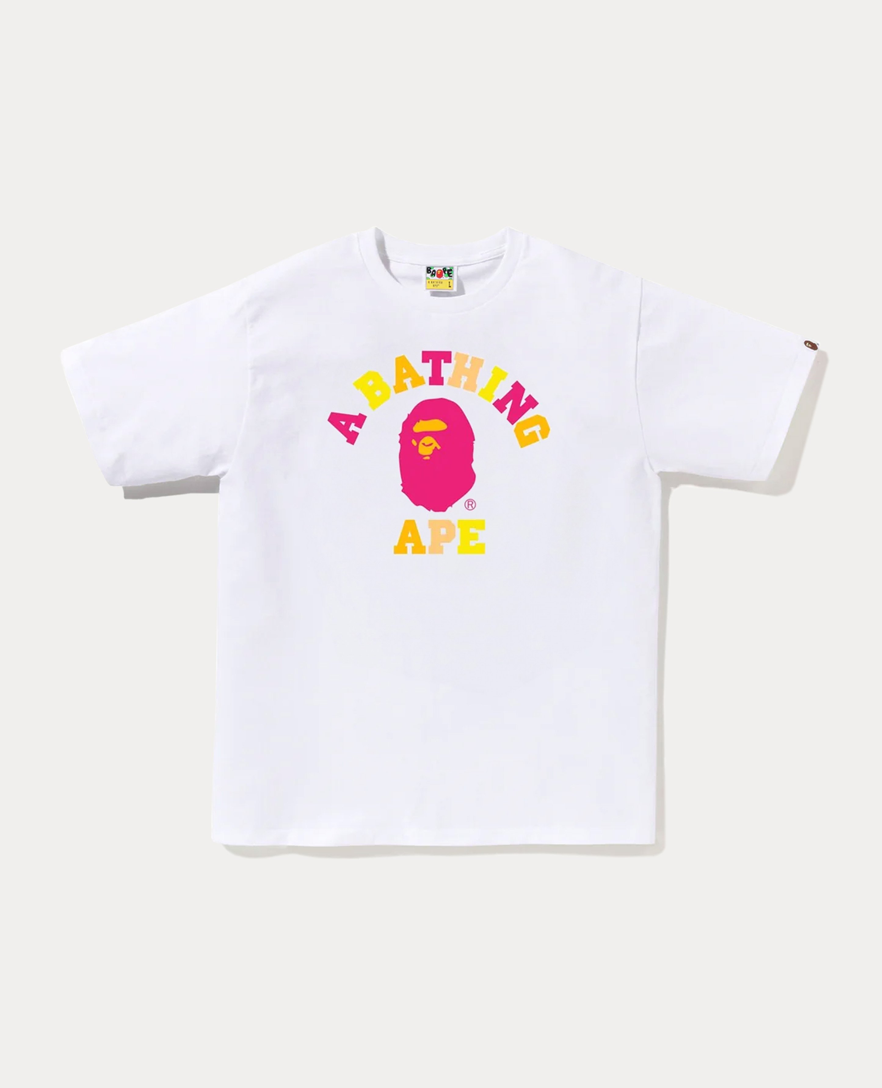 A Bathing Ape Color College Tee