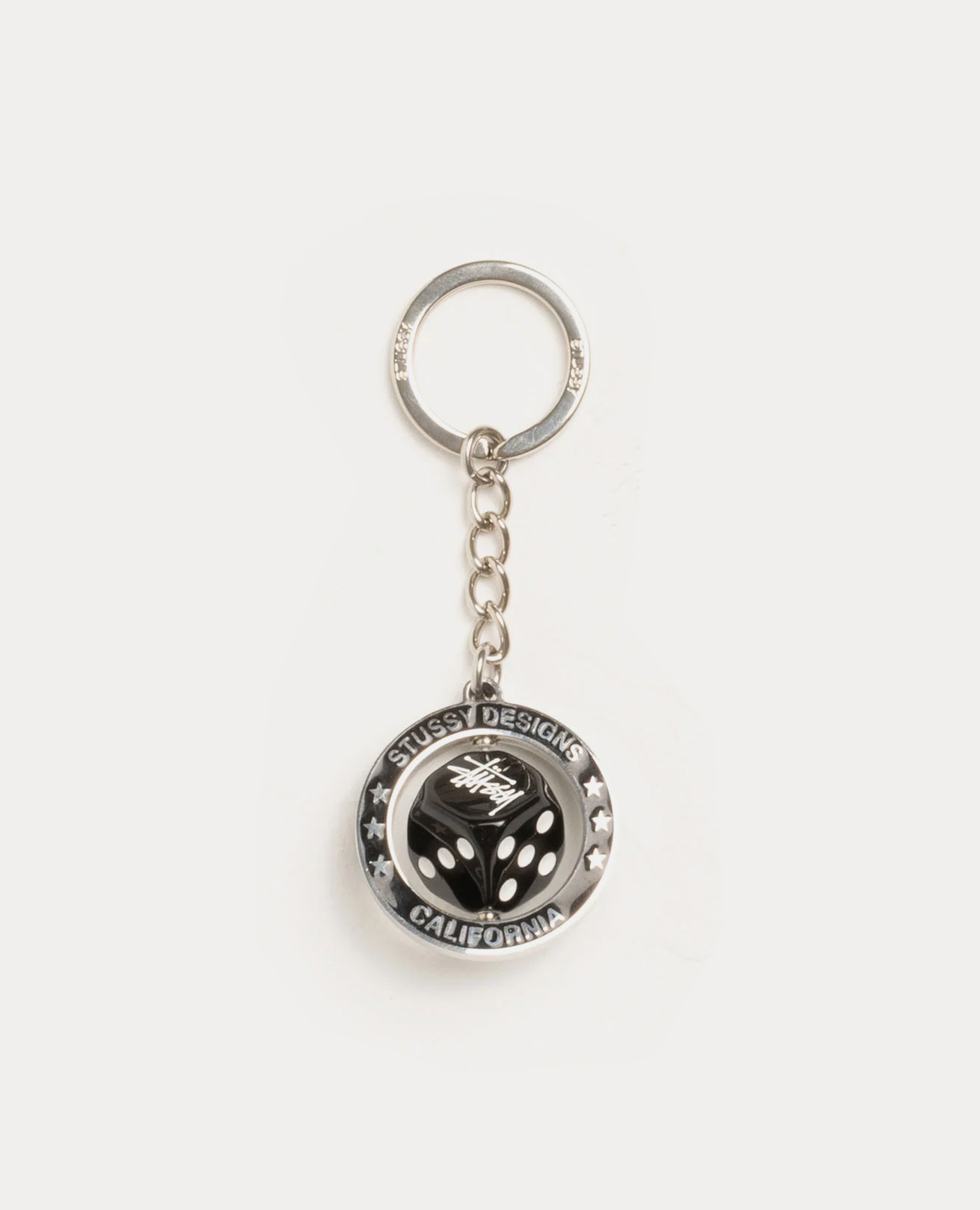Stüssy Spinning Dice Keychain