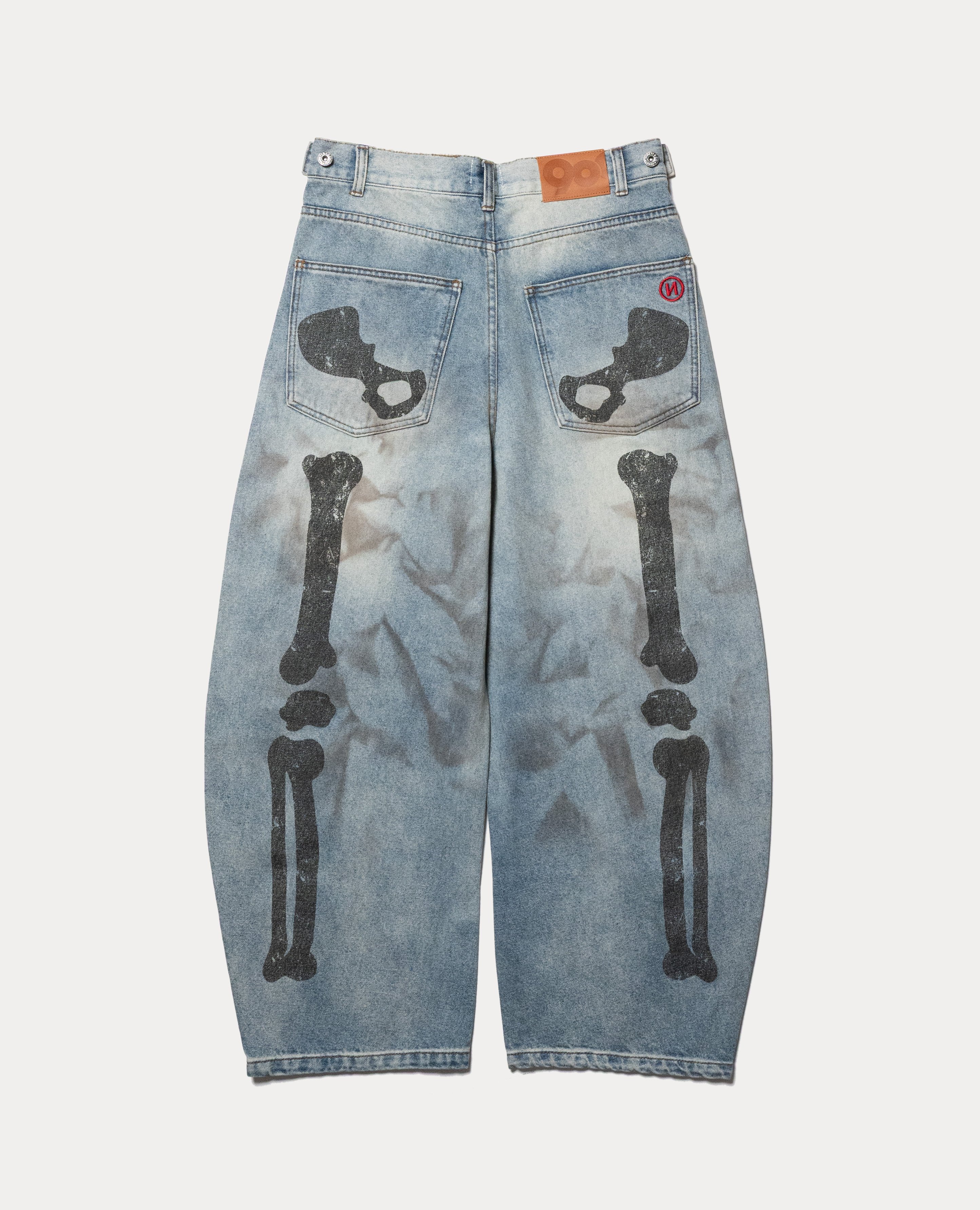 9090 Bone Hand Denim pants