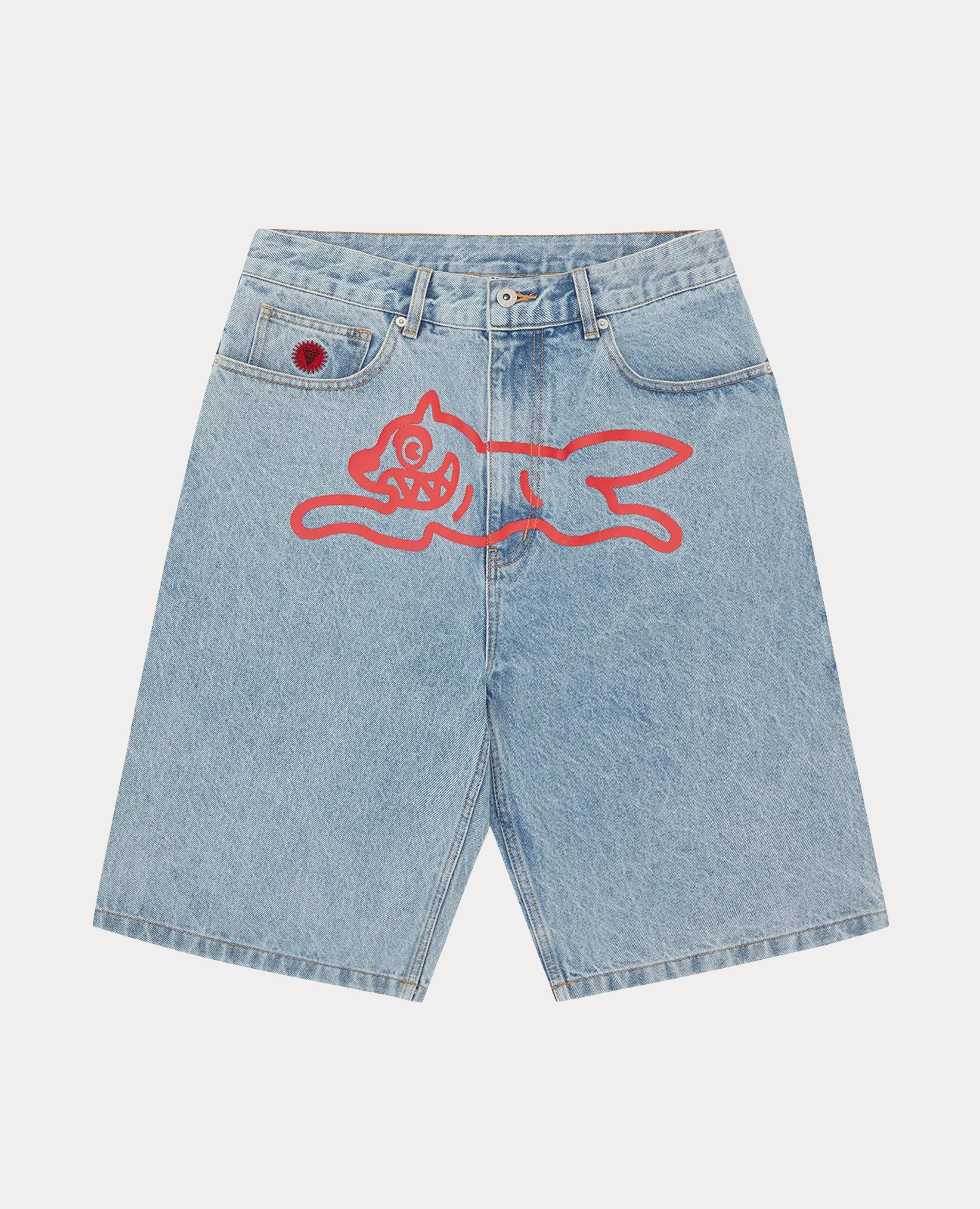 ICECREAM Running Dog Denim Shorts