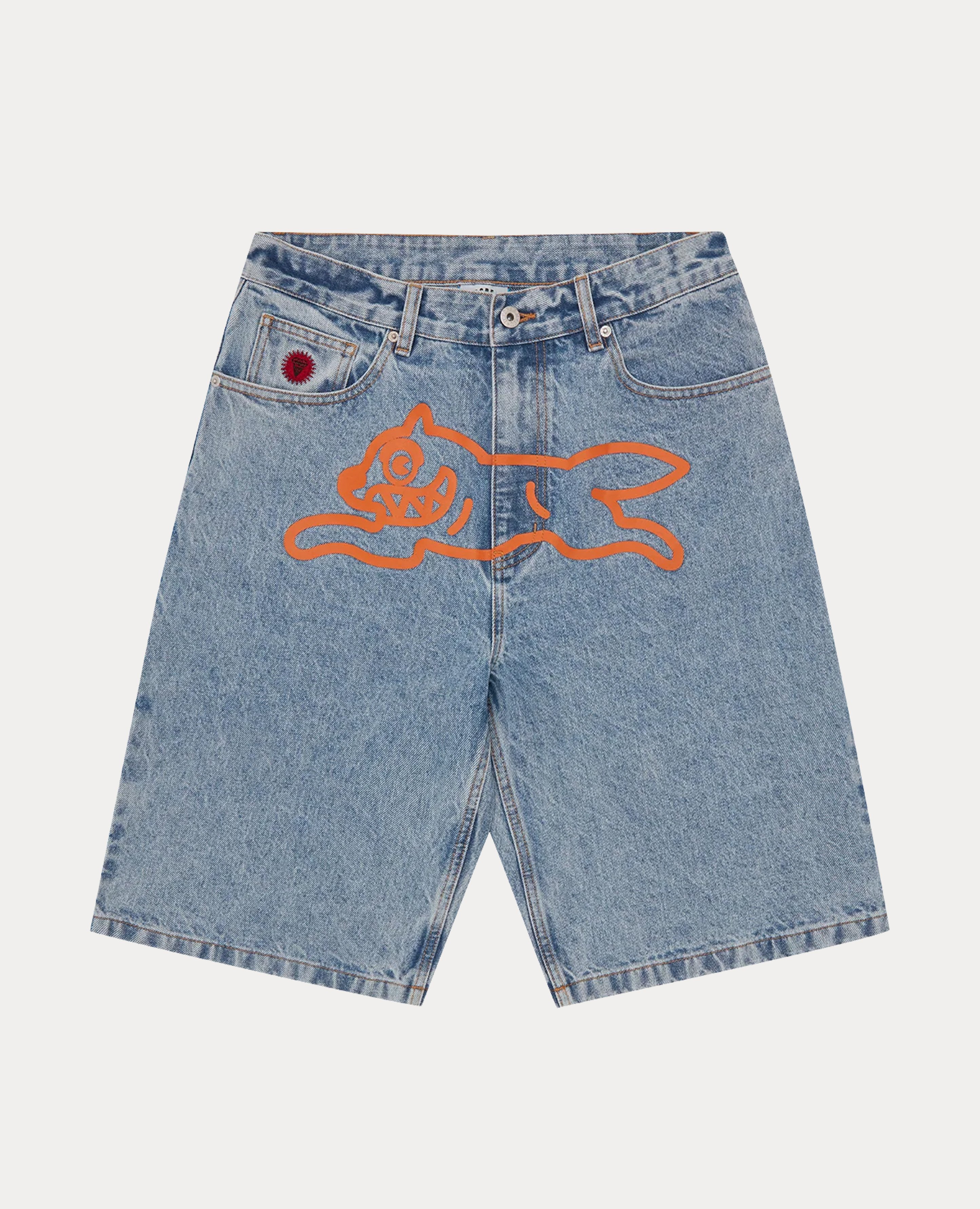 Icecream Running Dog Denim Shorts
