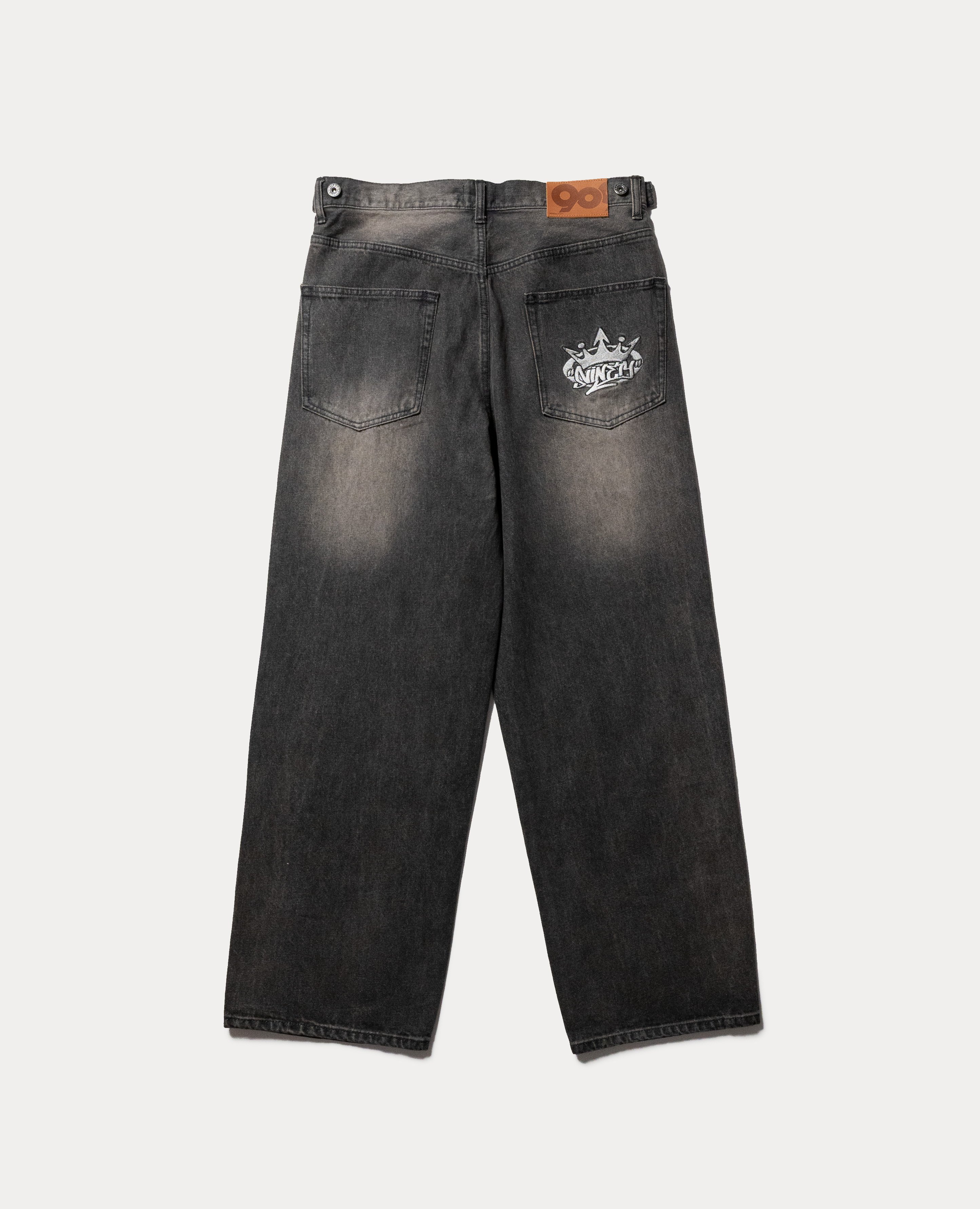 9090 King Logo Vintage Tapered Pants