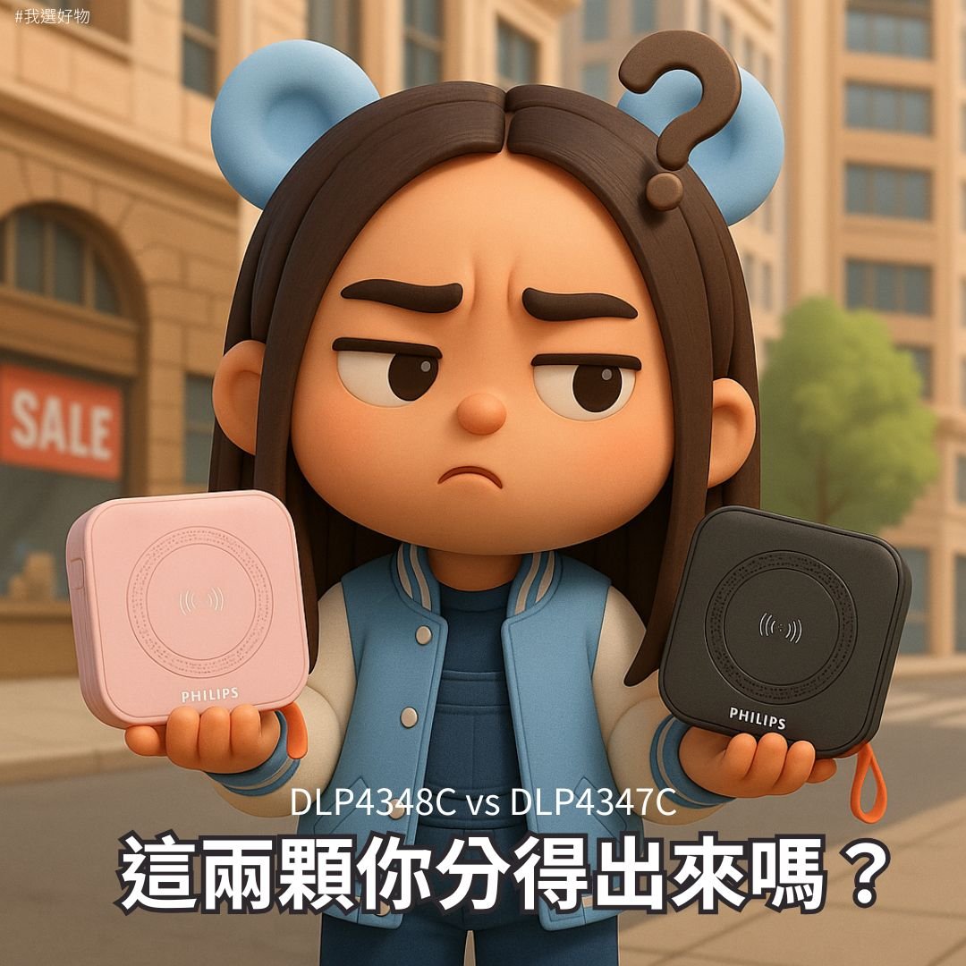 你是不是也搞混？這兩顆飛利浦行動電源看起來超像，但差超多！我來幫你一次講清楚