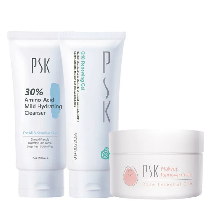 PSK 深海美肌專家 美肌清潔明星組 (卸妝膏 + 潔面霜 + 去角質)
