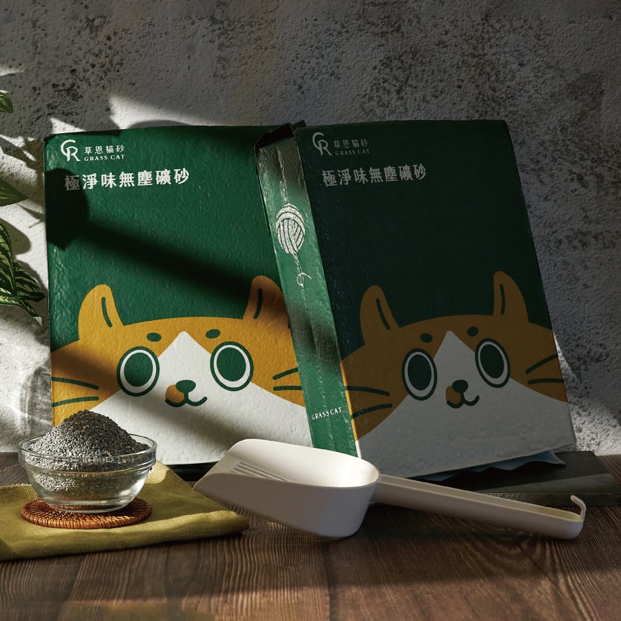 【草恩貓砂】極淨味無塵礦砂