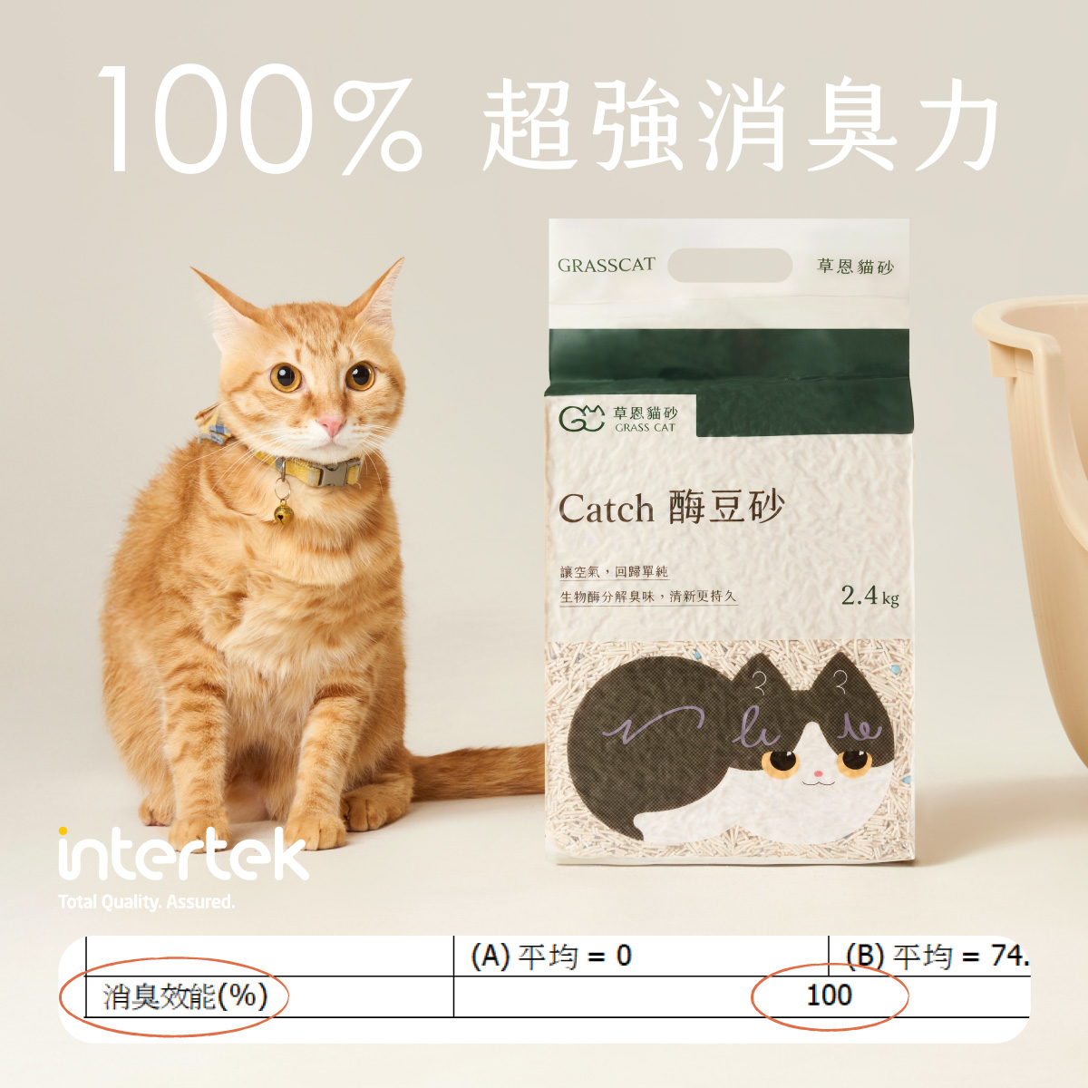 【草恩貓砂】升級版 Catch 酶豆砂