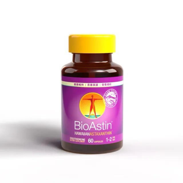 BioAstin 紅藻蝦紅素賦活膠囊 (60顆/瓶)