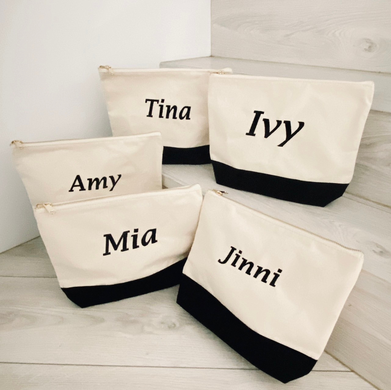 【可客製化】電繡帆布萬用收納包