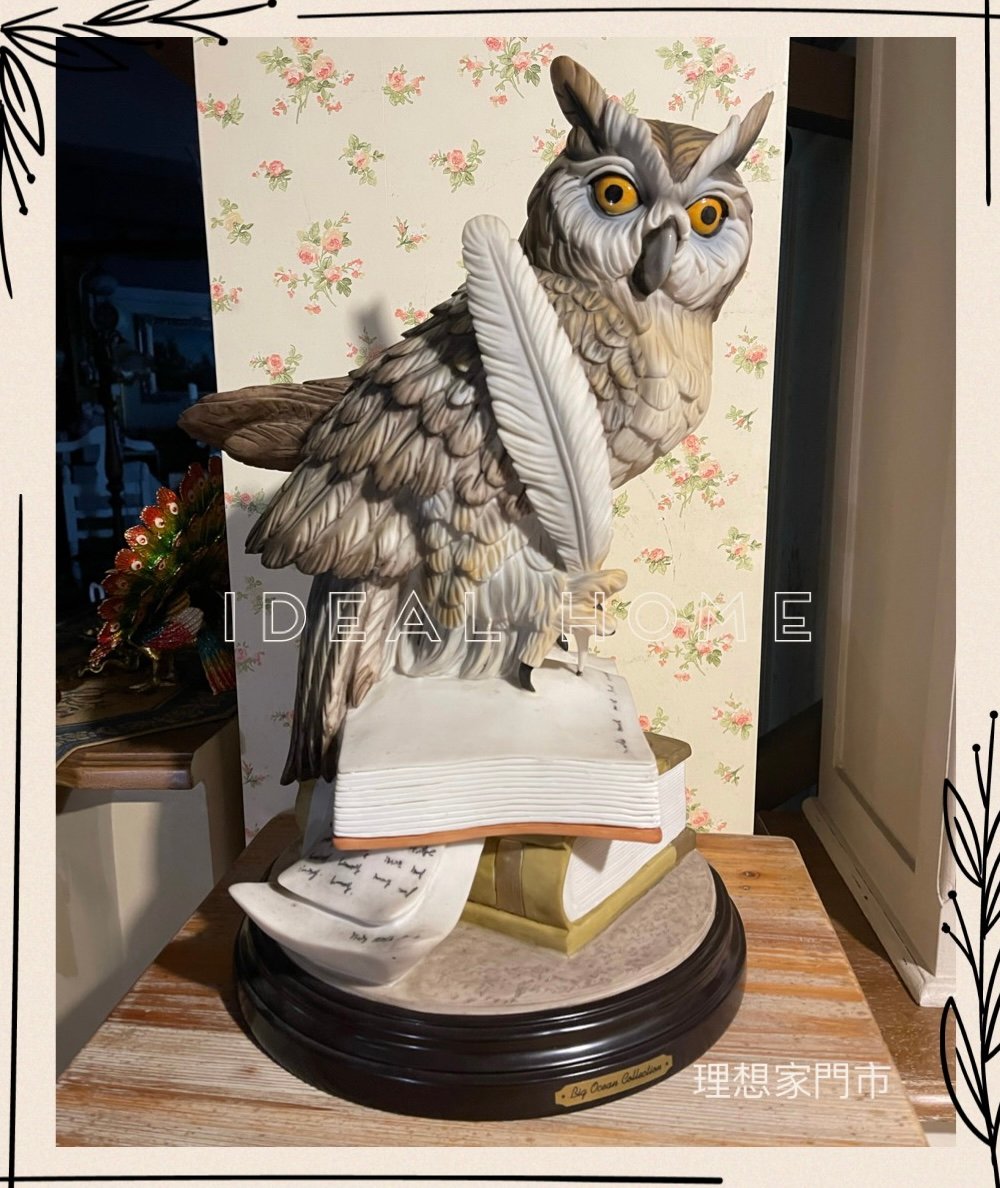 進口傢飾品-樹酯貓頭鷹