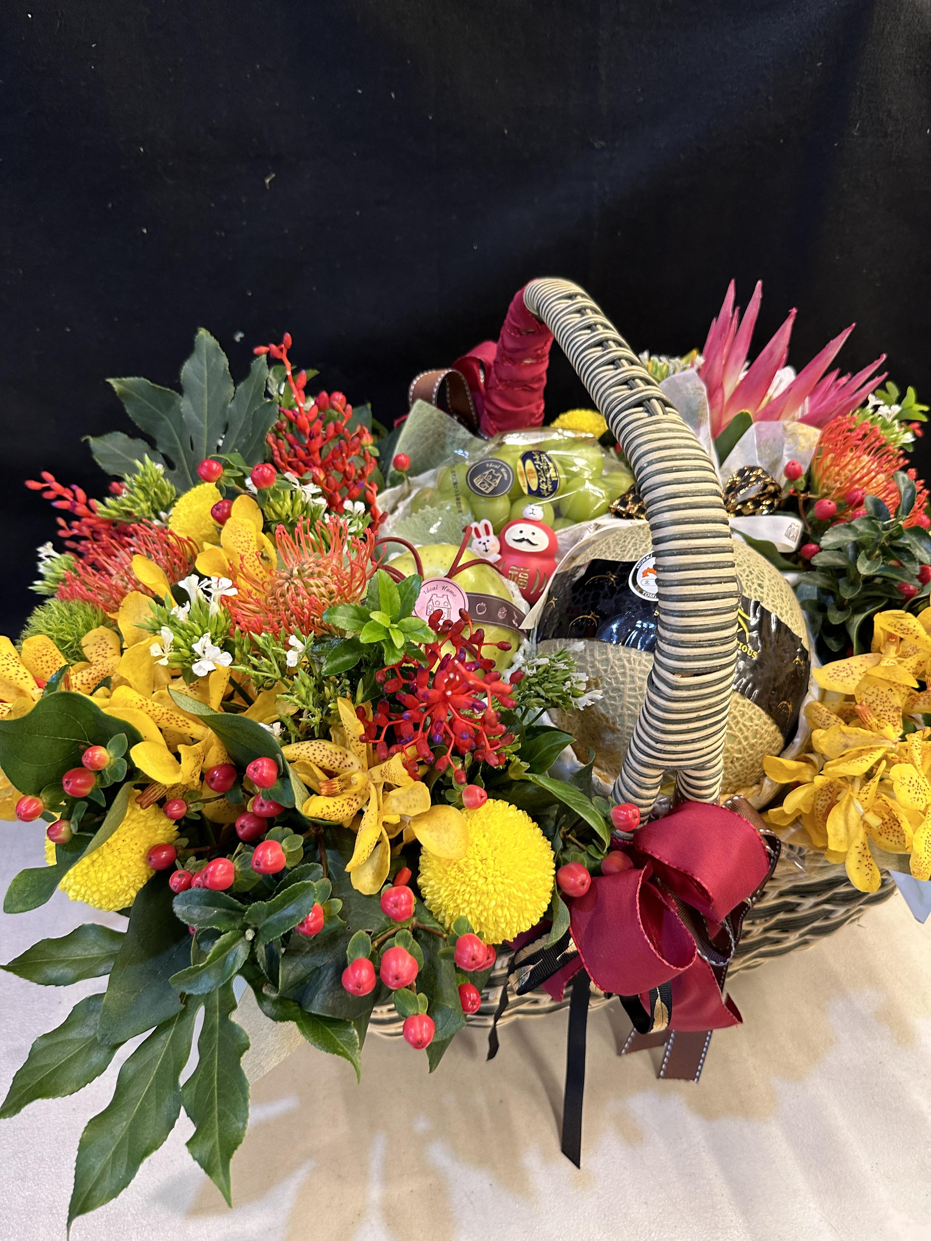 精緻花果籃〔客製〕