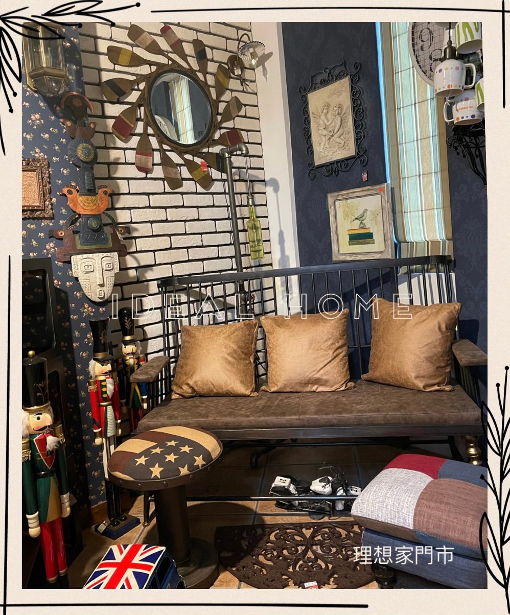 進口傢飾品-造型鐵件休閒椅