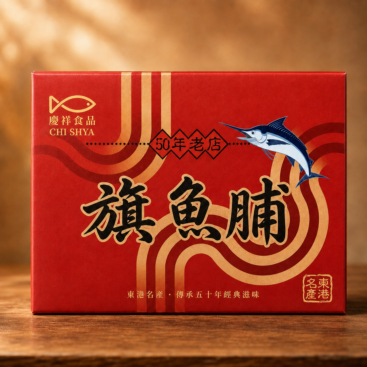 【慶祥】旗魚脯單包禮盒裝 / 東港名產 / 伴手禮盒 /旗魚鬆 / 旗魚脯