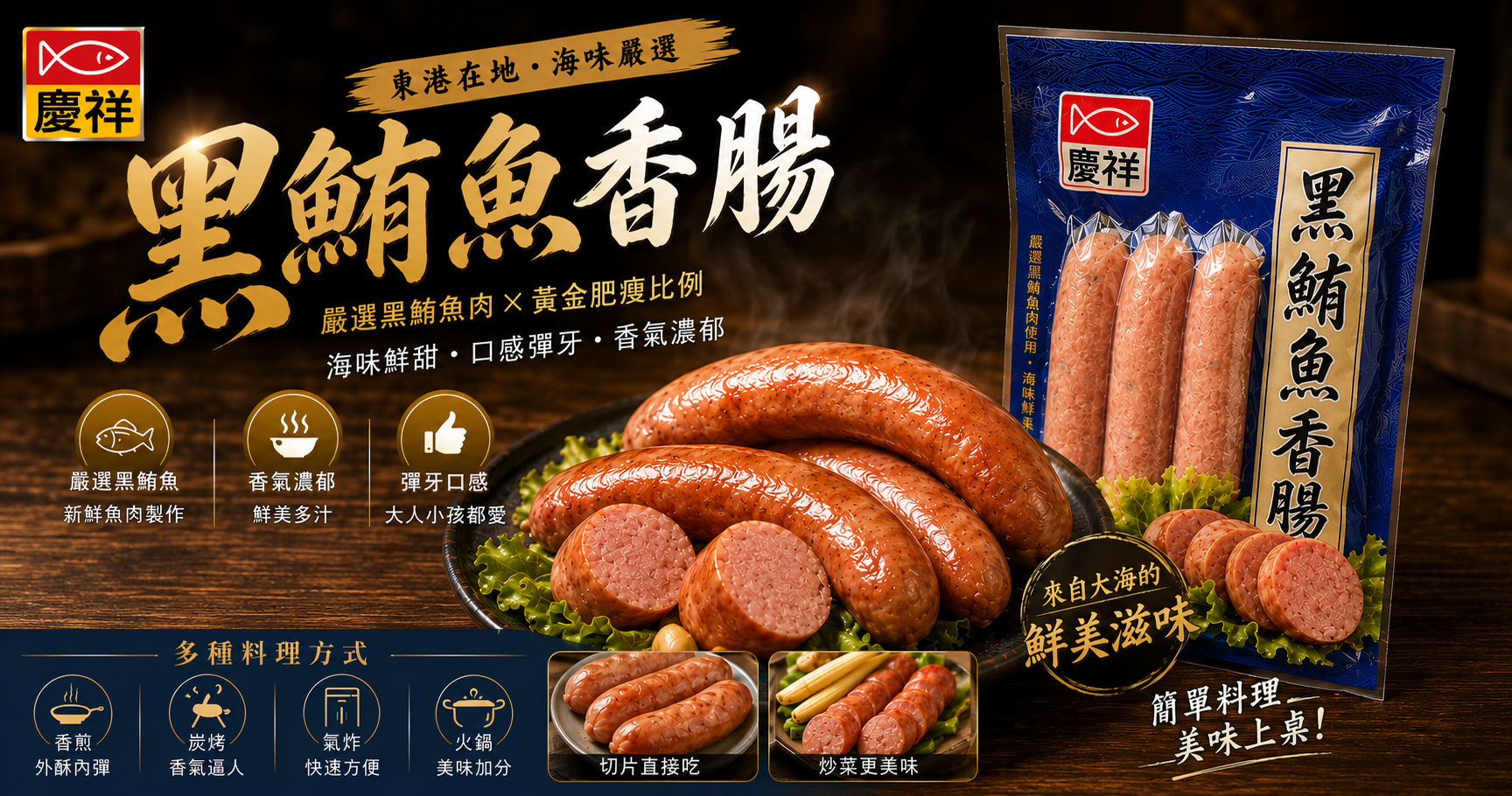 黑鮪魚香腸 黑鮪魚香腸