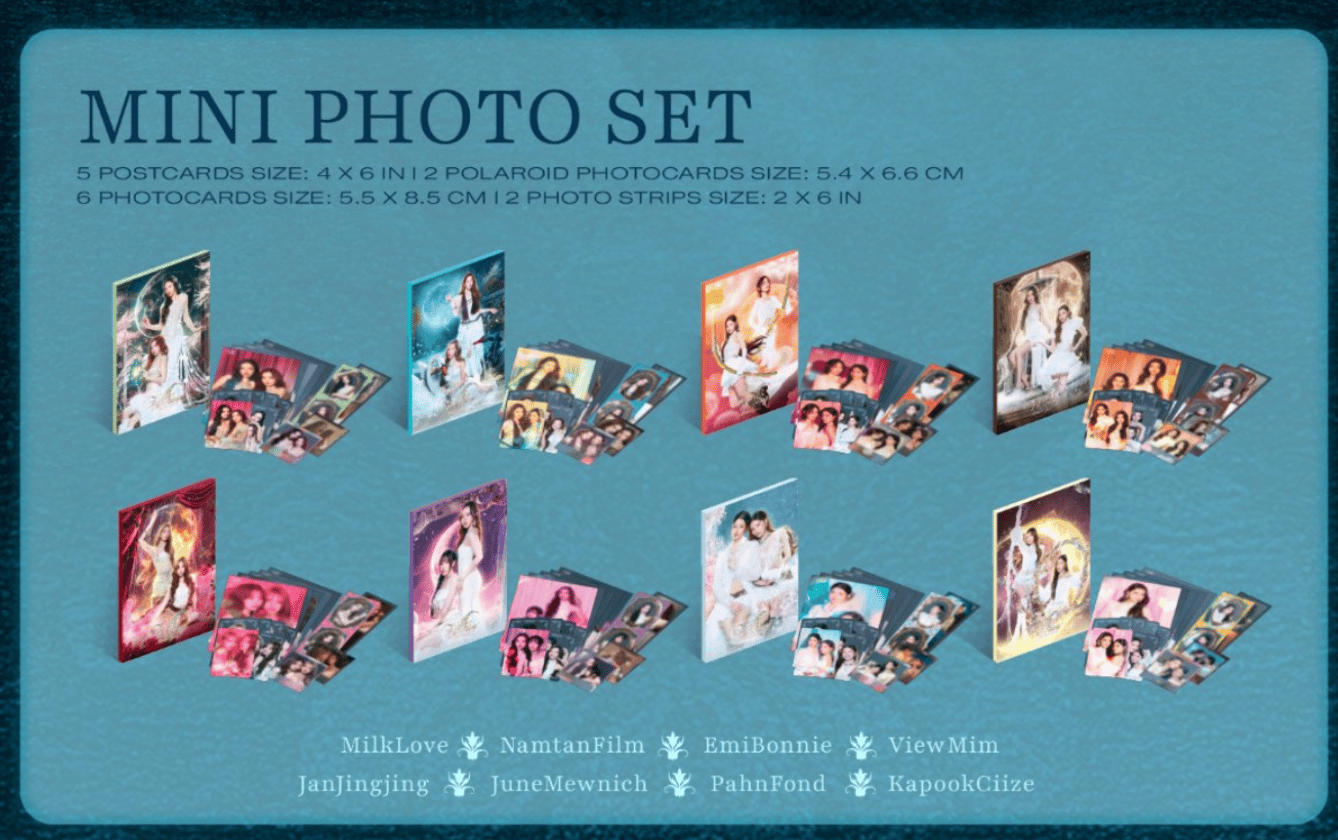 預購－MINI PHOTO SET 迷你照片套組 BLUSH BLOSSOM FAN FEST 2026 : MIDNIGHT BLOOM 周邊 明信片 小卡 收藏
