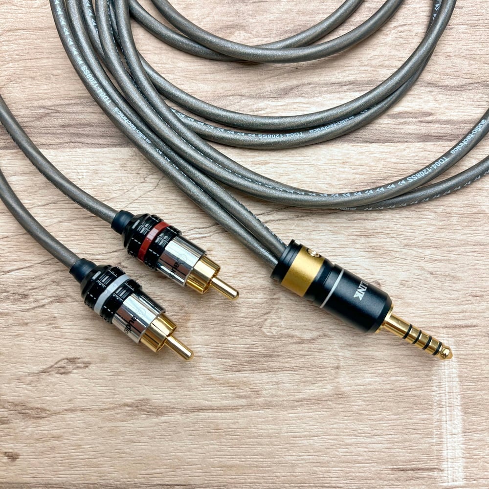 大力揚 Power Praise x Audio-Technica 破曉 Dawn CAB208 4.4mm to RCA 高階訊號升級線 | 均衡耐聽好搭配