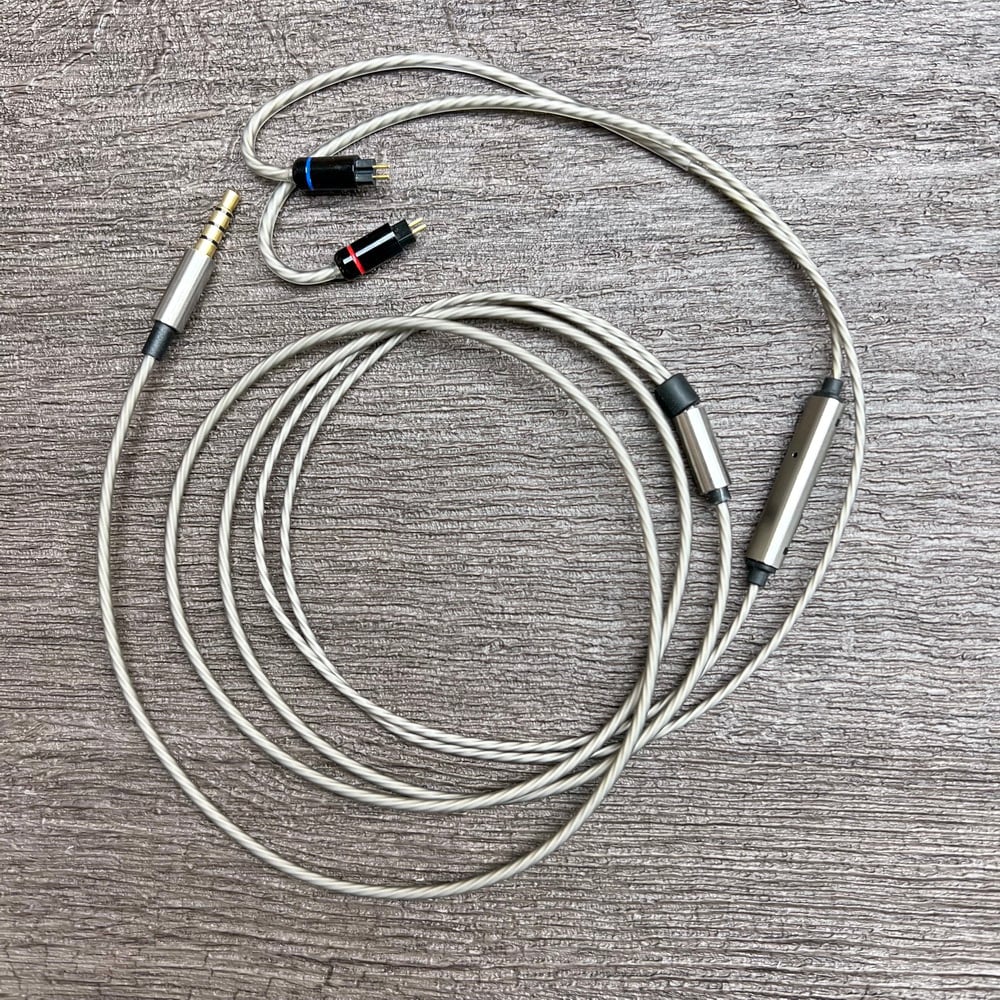 大力揚 Power Praise Voca S 入耳式耳機專用升級線（線控含麥克風）｜OFC鍍銀 清晰人聲‧穩定傳輸