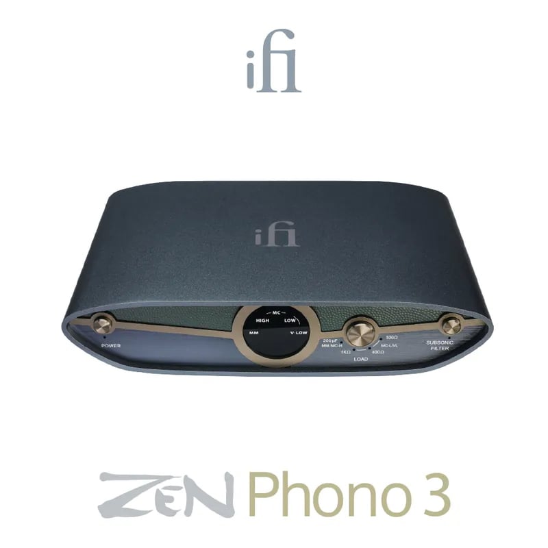 英國 iFi Audio ZEN Phono 3 唱頭放大機｜智慧濾波再進化，讓黑膠重生！