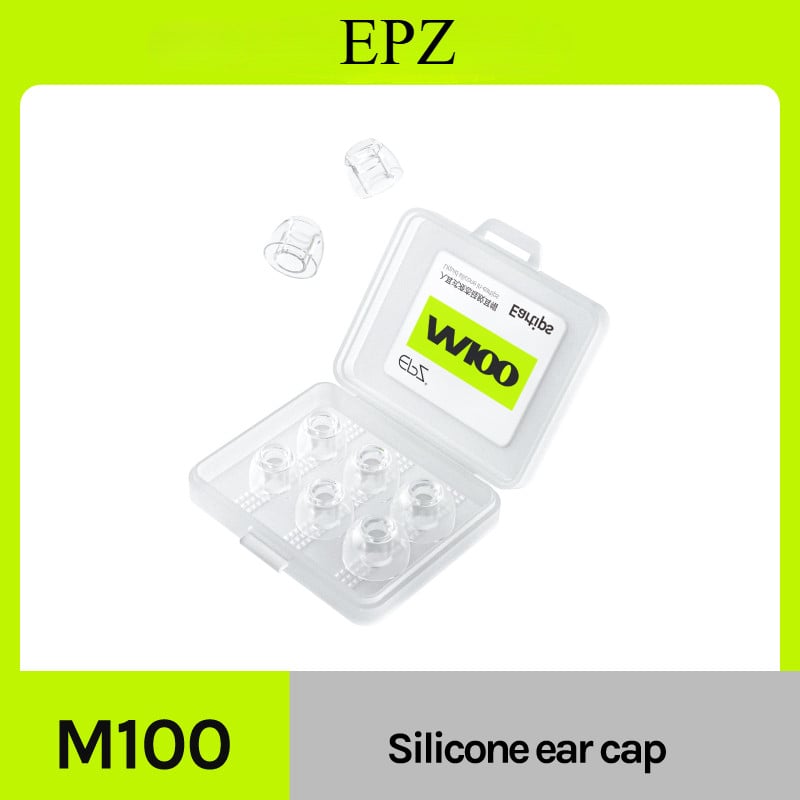 EPZ M100 高透明液態矽膠耳塞 低共振潔淨聲場 一盒三對六入