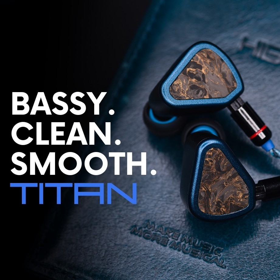 Symphonium Audio - 【TITAN 泰坦巨神 】 耳道式耳機 一圈二鐵 FLAT技術