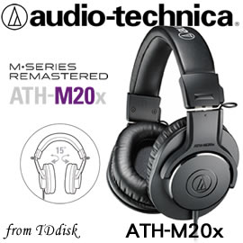 Audio-technica 日本鐵三角 ATH-M20x 專業型監聽耳機 台灣鐵三角公司貨