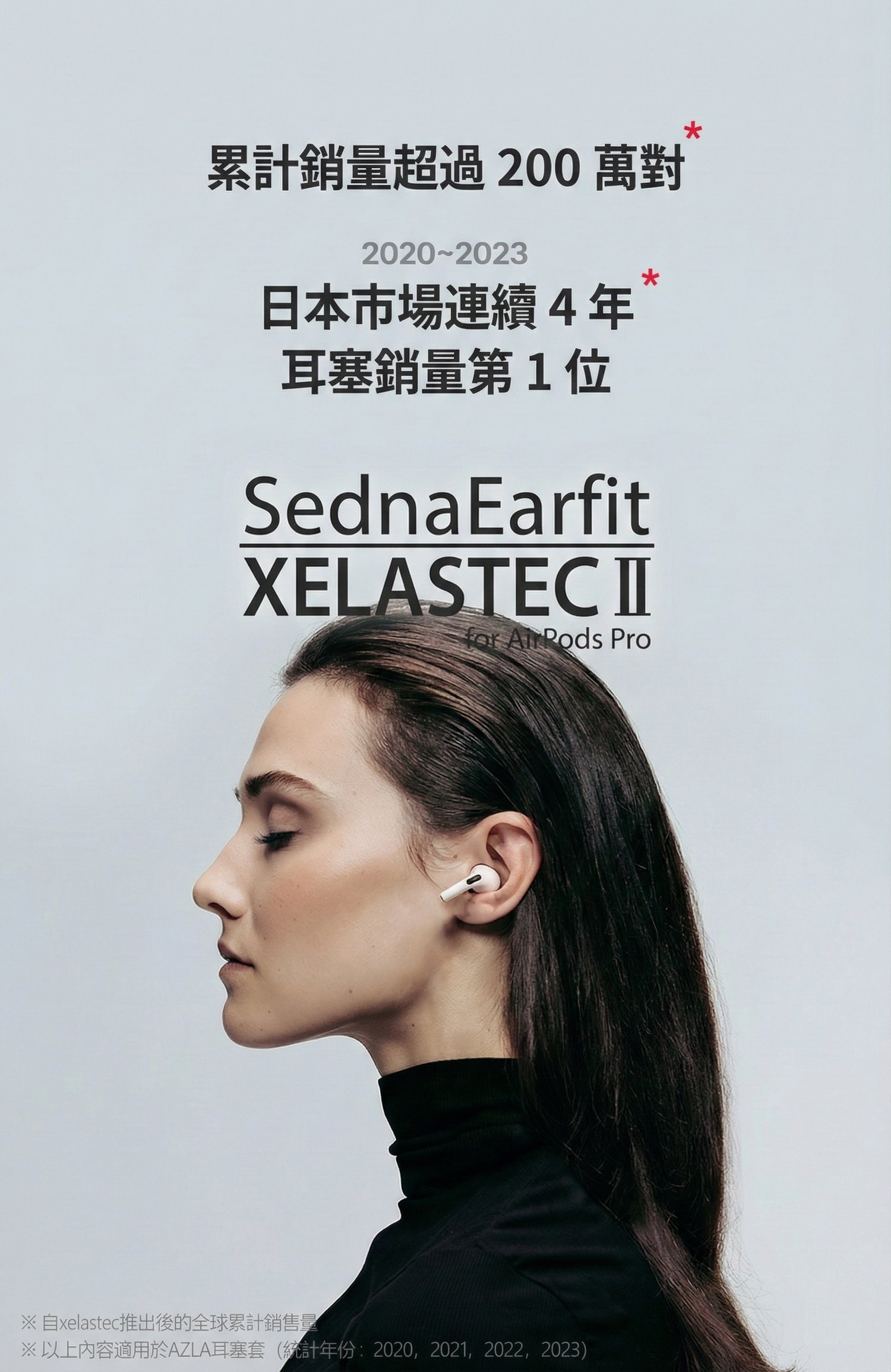 AZLA SednaEarfit XELASTEC II AirPods Pro 1&2 專用耳塞套 全新升級登場