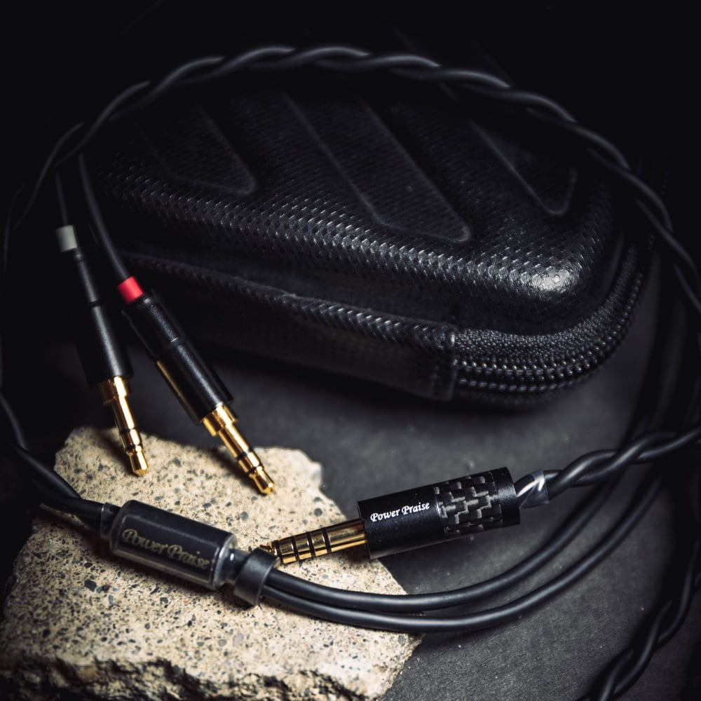 大力揚 Power Praise 闇 Dark 系列 5N單結晶無氧銅 大耳機專用升級線 雙邊出線