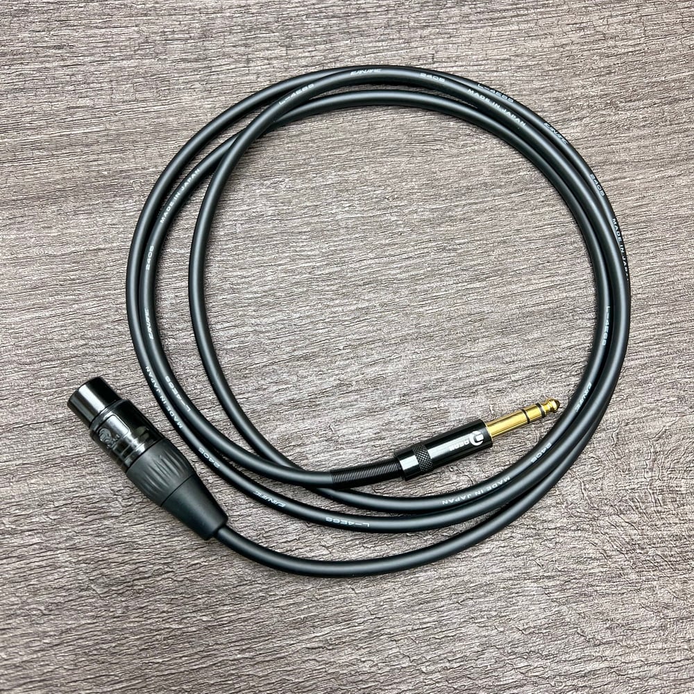 Power Praise 大力揚 CAB203 Canare L-4E6S 6.3mm公 TS TRS 轉 XLR 3PIN 母 訊號線 TRS XLR mic線 樂器線 混音機 麥克風線 屏蔽