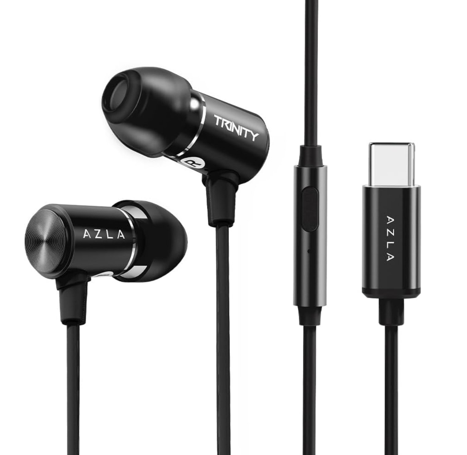 AZLA TRINITY Type-C 高解析有線入耳式耳機 USB-C DAC版 ｜手機直連，也能聽見乾淨有層次的聲音
