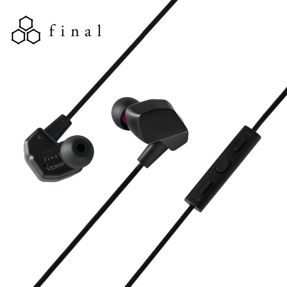 日本 final VR3000 for gaming 電競入耳式耳機 內建麥克風 三鍵控制功能 公司貨一年
