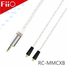 FiiO RC-MMCXB 2.5mm平衡耳機升級線 銅鍍銀線芯(可改3.5mm/4.4mm非原廠接頭)