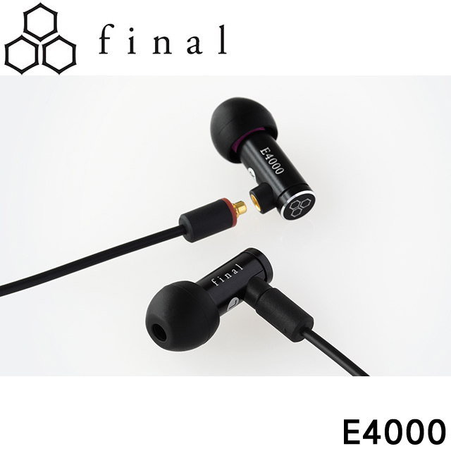 Final Audio E4000 可換線入耳式耳機｜6.4mm動圈聲學腔體