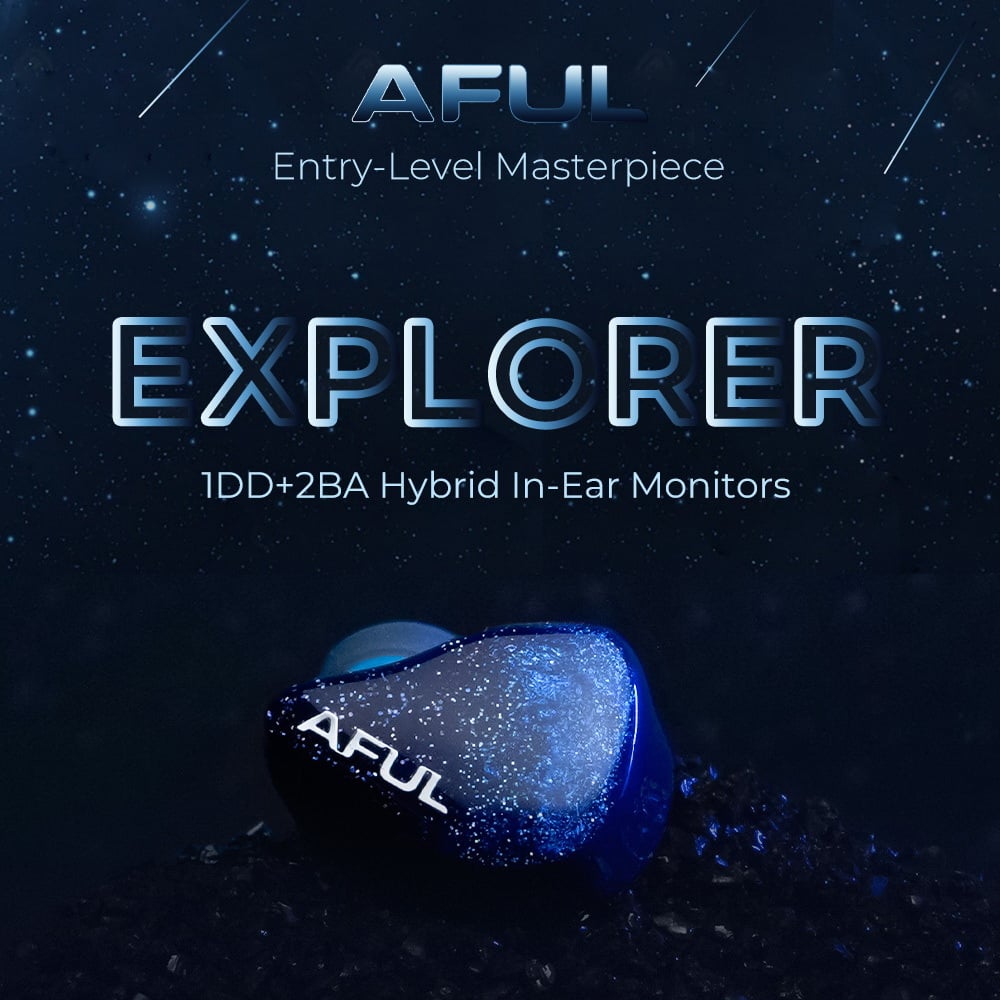 AFUL Acoustics Explorer 三單元(1圈2鐵) 耳道式耳機 監聽 入耳