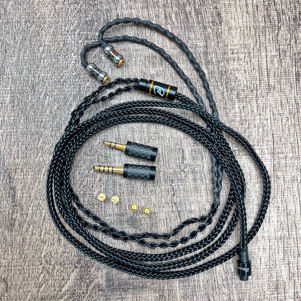 大力揚 Power Praise 天樞 月蝕版 Dubhe eclipse 7N單結晶無氧銅鍍銀 耳機專用升級線