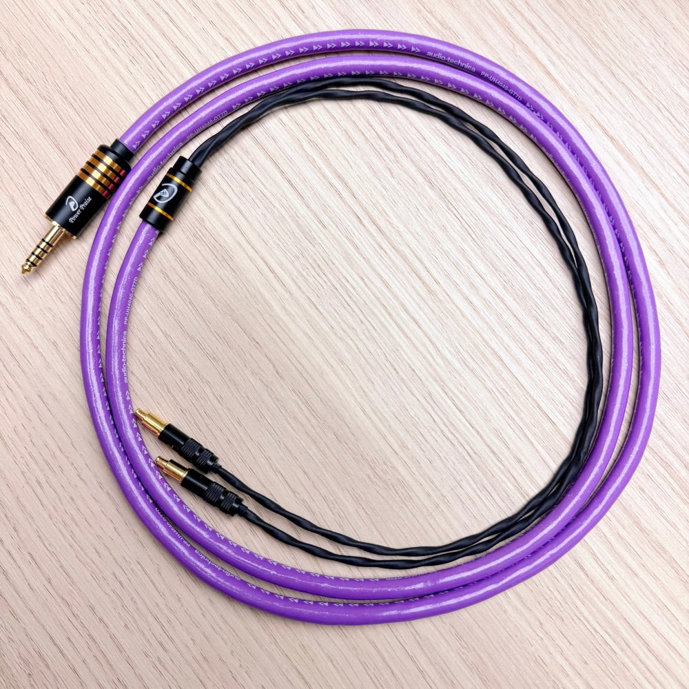 Power Praise 大力揚 × 鐵三角 CAB224 A2DC 耳罩式耳機升級線｜單晶銅鍍銀混合導體