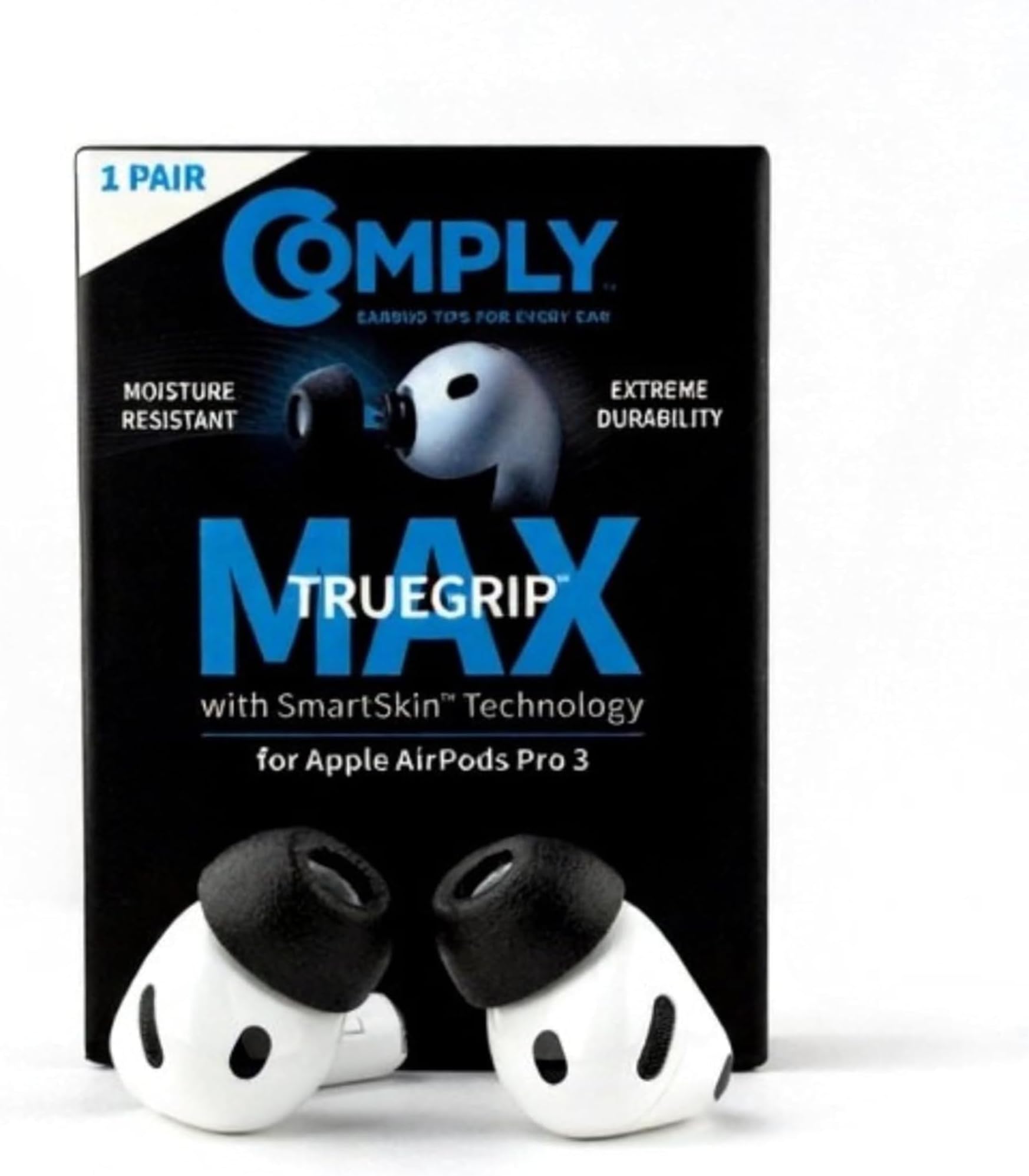 Comply TrueGrip MAX AirPods Pro 3 專用記憶海綿耳塞 TGMax APP 3｜穩定貼合×長時間舒適升級