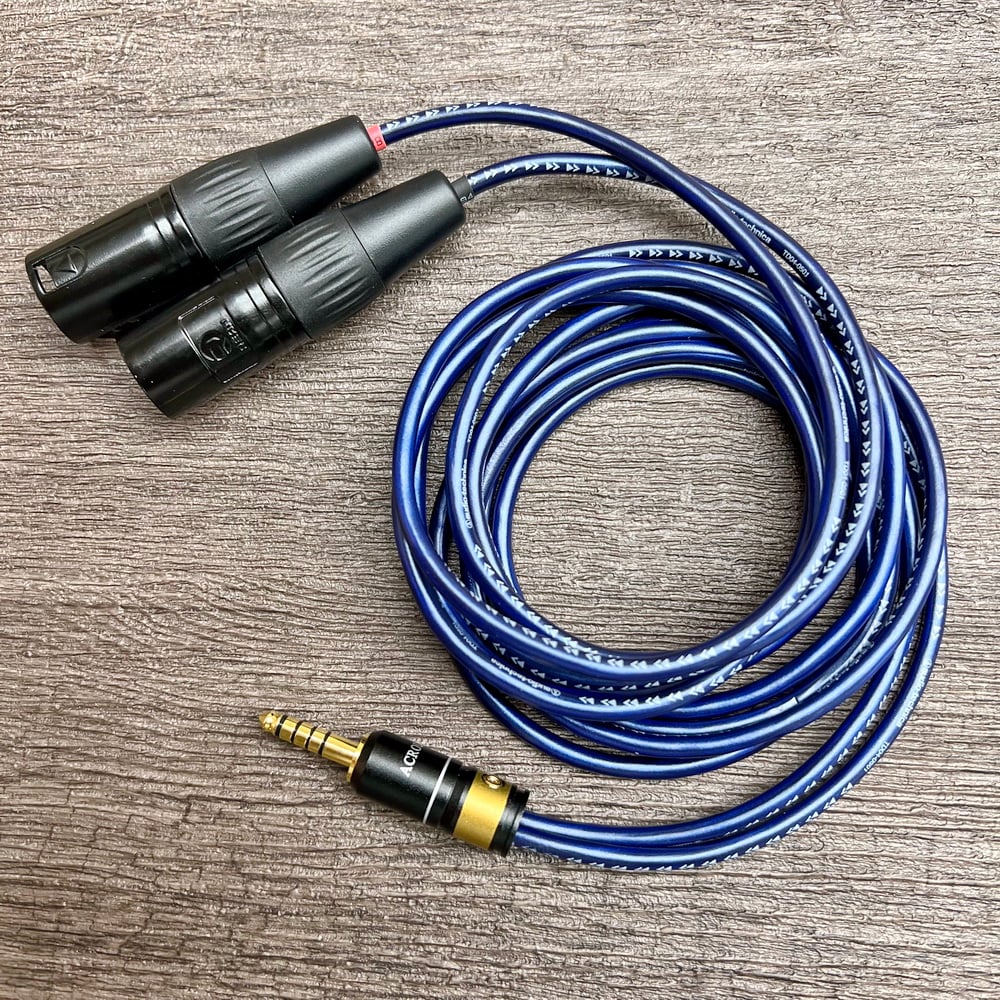大力揚 Power Praise x 日本鐵三角 CAB212｜4.4mm 公轉 3pin XLR 公 Hi-Fi音訊轉接線