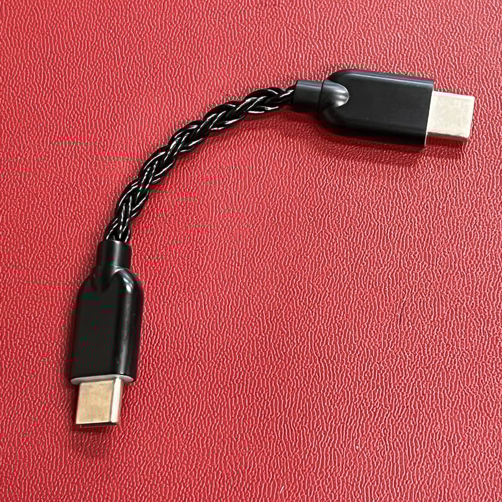 KUANG PAI 狂派 TYPE C 轉 TYPE C 單晶銅鍍銀線 W2 RU6 Colibri mojo2 適用