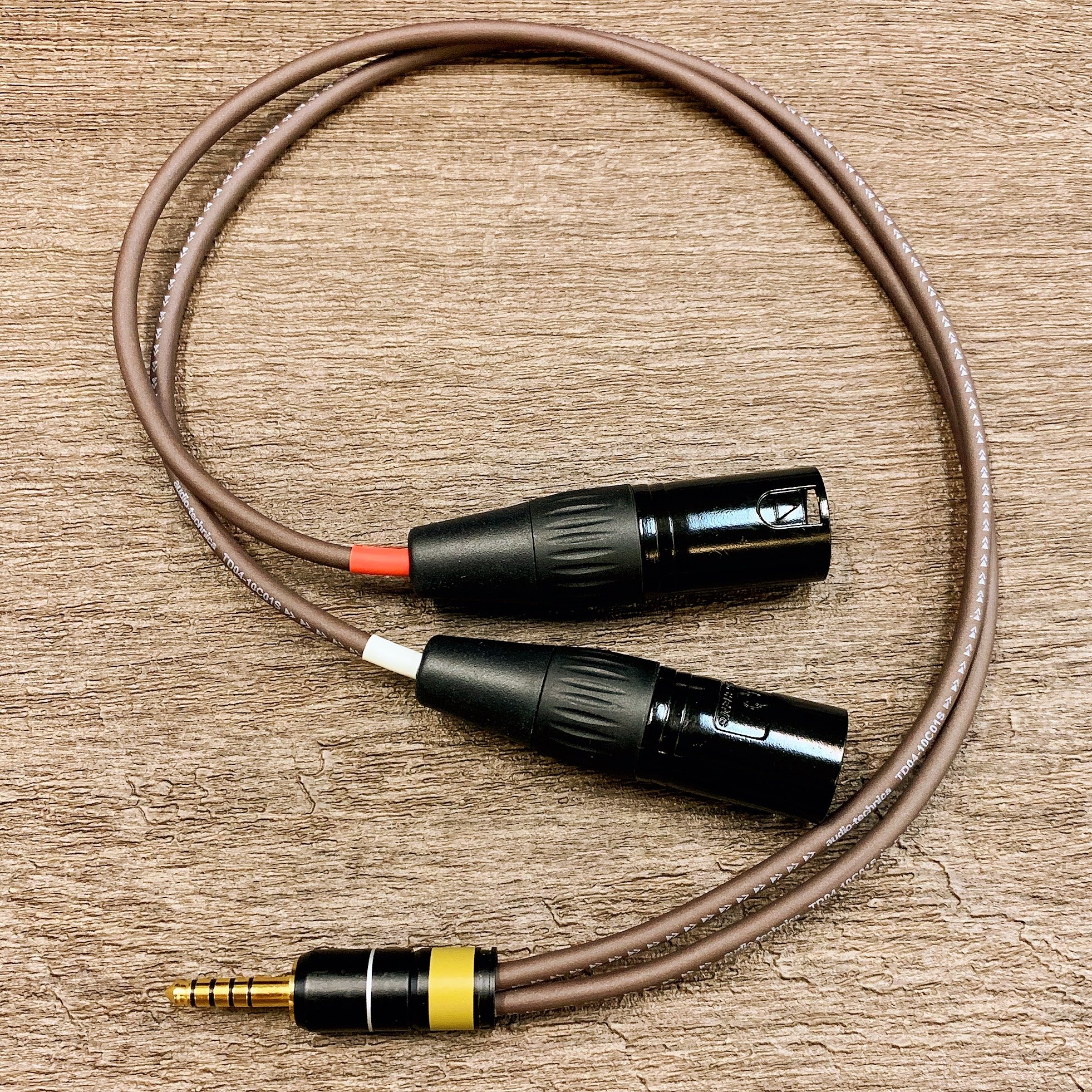 志達電子 大力揚 CAB174 多線長 Venus(維納斯) 平衡4.4mm 轉 XLR 3PIN 公 轉接線