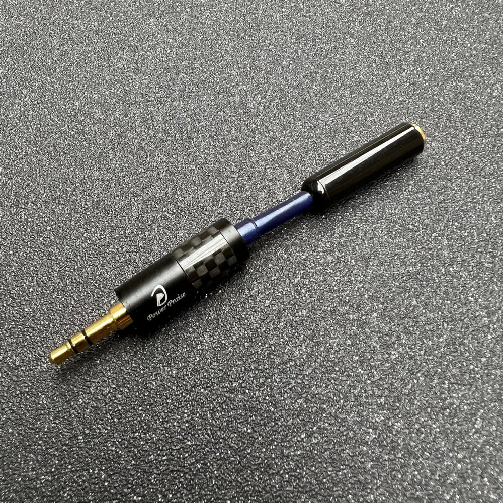 大力揚 Power Praise CAB148 日本鐵三角Audio-technica TD04-0501 3.5mm立體公頭(TRS) 轉 2.5mm平衡母座(TRRS)