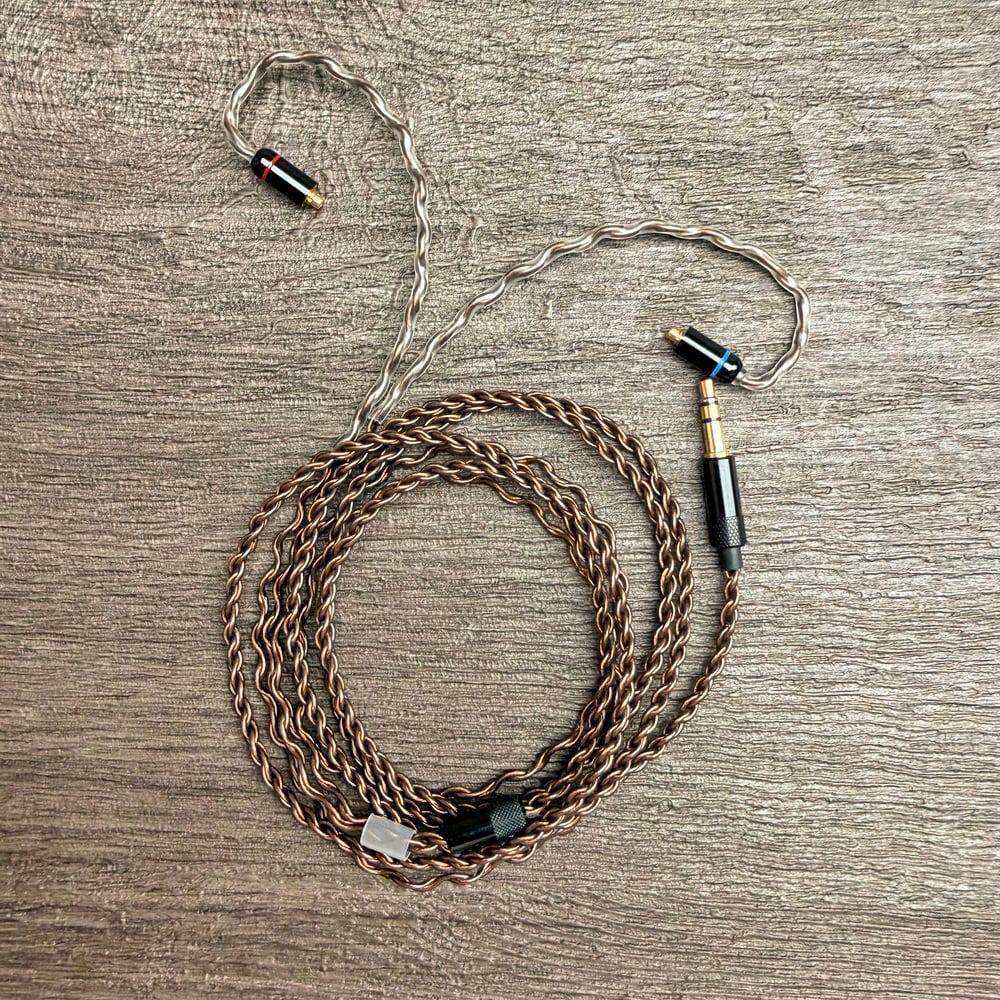 Power Praise CW04｜PCOCC 單結晶無氧銅耳機升級線｜56 芯四股編織 × 咖啡色線身 × 多種耳機端出清特惠